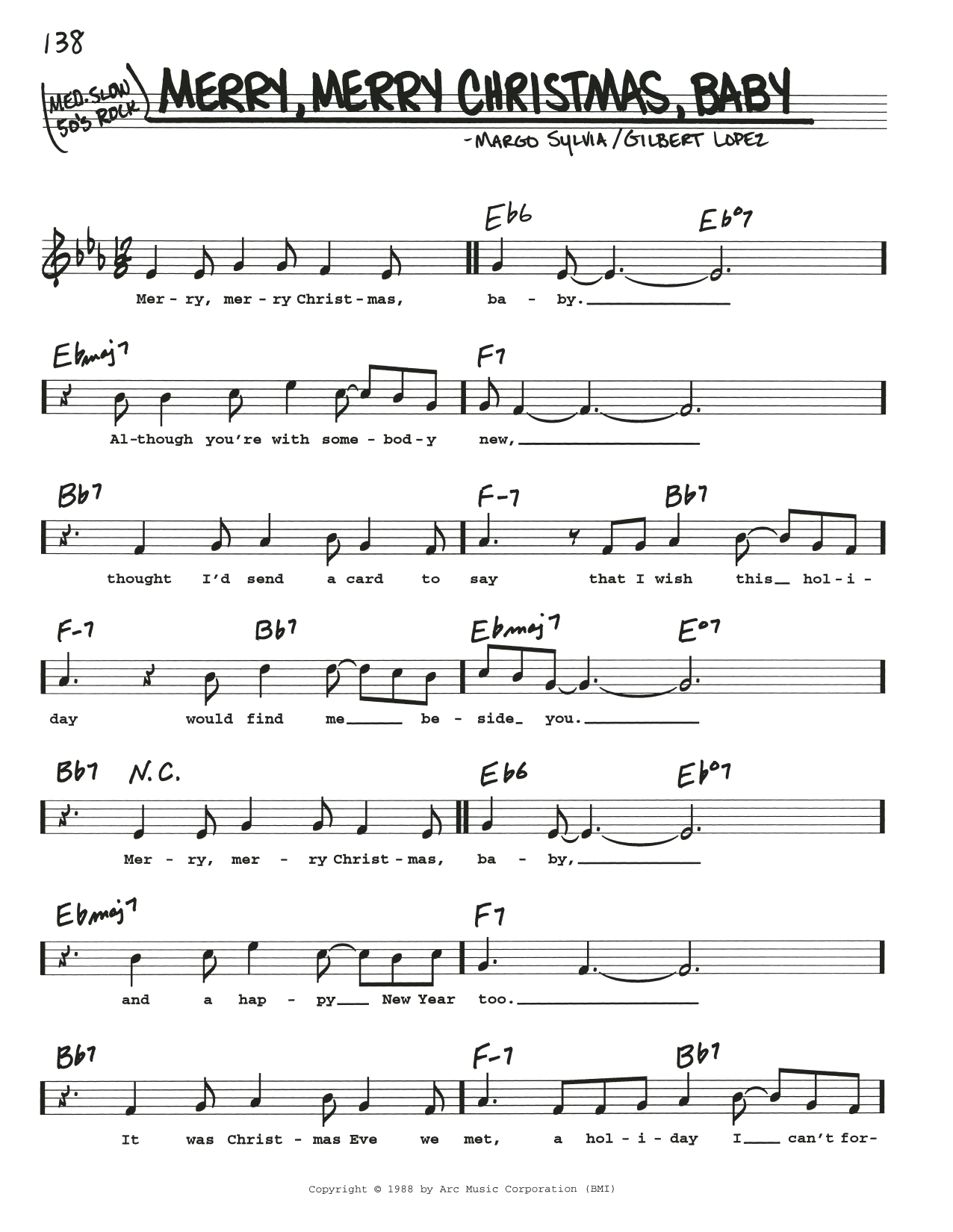 Learn to play Gilbert Lopez Merry, Merry Christmas Baby sheet music for Real Book – Melody, Lyrics & Chords in minutes. Price: 5.9900$ Gilbert Lopez Merry, Merry Christmas Baby sheet music notes and chords arranged for Real Book – Melody, Lyrics & Chords