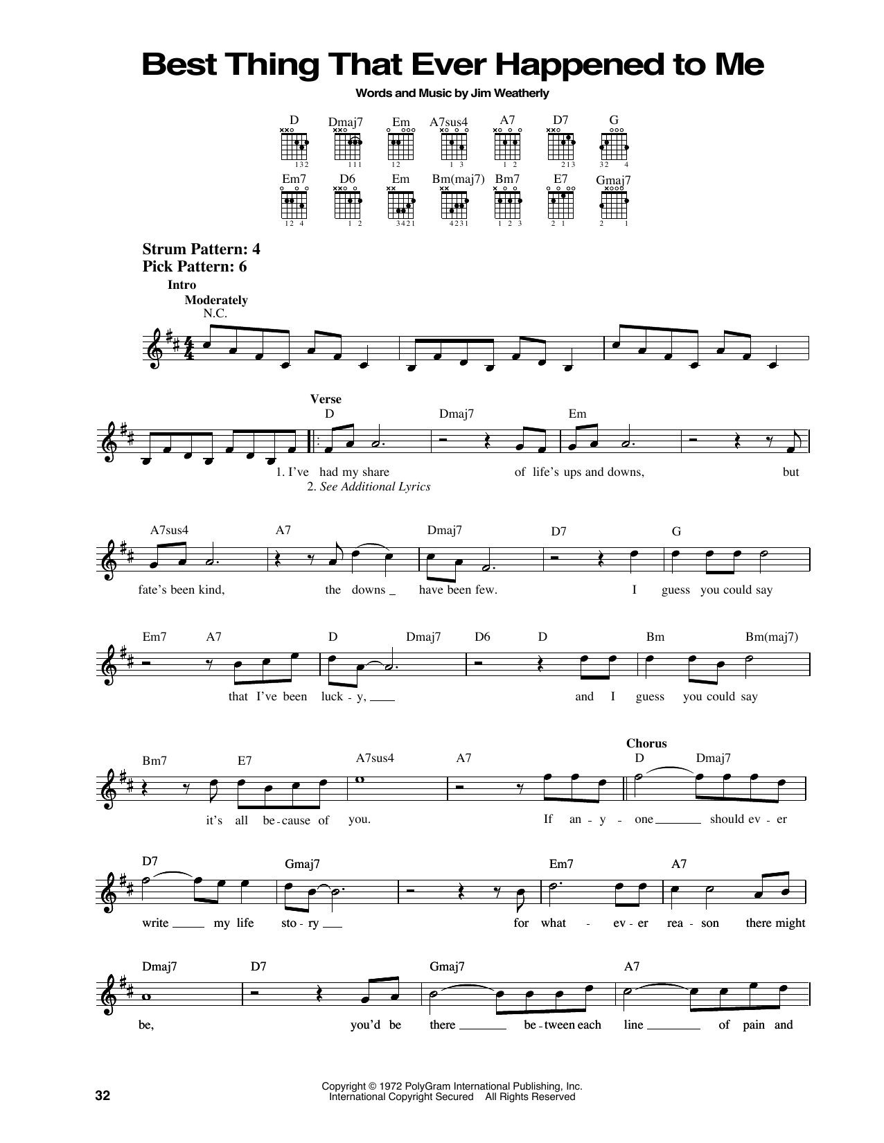 Gladys Knight & The Pips Best Thing That Ever Happened To Me sheet music notes and chords. Download Printable PDF.