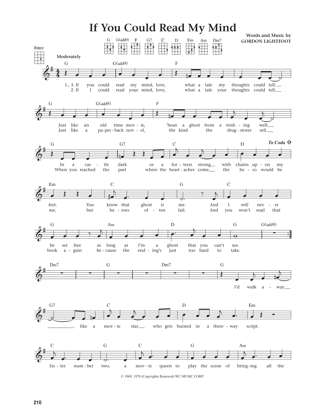 Gordon Lightfoot If You Could Read My Mind (from The Daily Ukulele) (arr. Jim Beloff) sheet music notes and chords. Download Printable PDF.