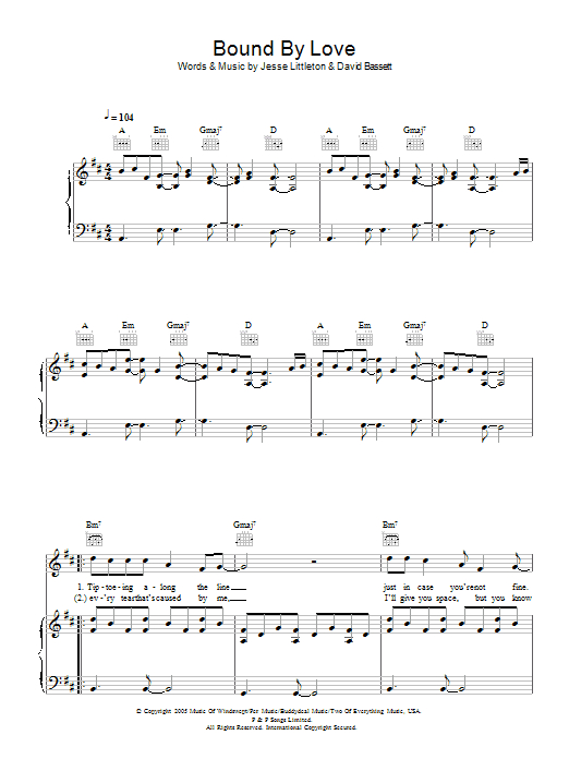 Learn to play Gran Bel Fisher Bound By Love sheet music for Piano, Vocal & Guitar Chords in minutes. Price: 7.8900$ Gran Bel Fisher Bound By Love sheet music notes and chords arranged for Piano, Vocal & Guitar Chords