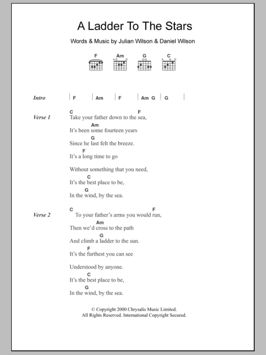 Grand Drive A Ladder To The Stars sheet music notes and chords. Download Printable PDF.