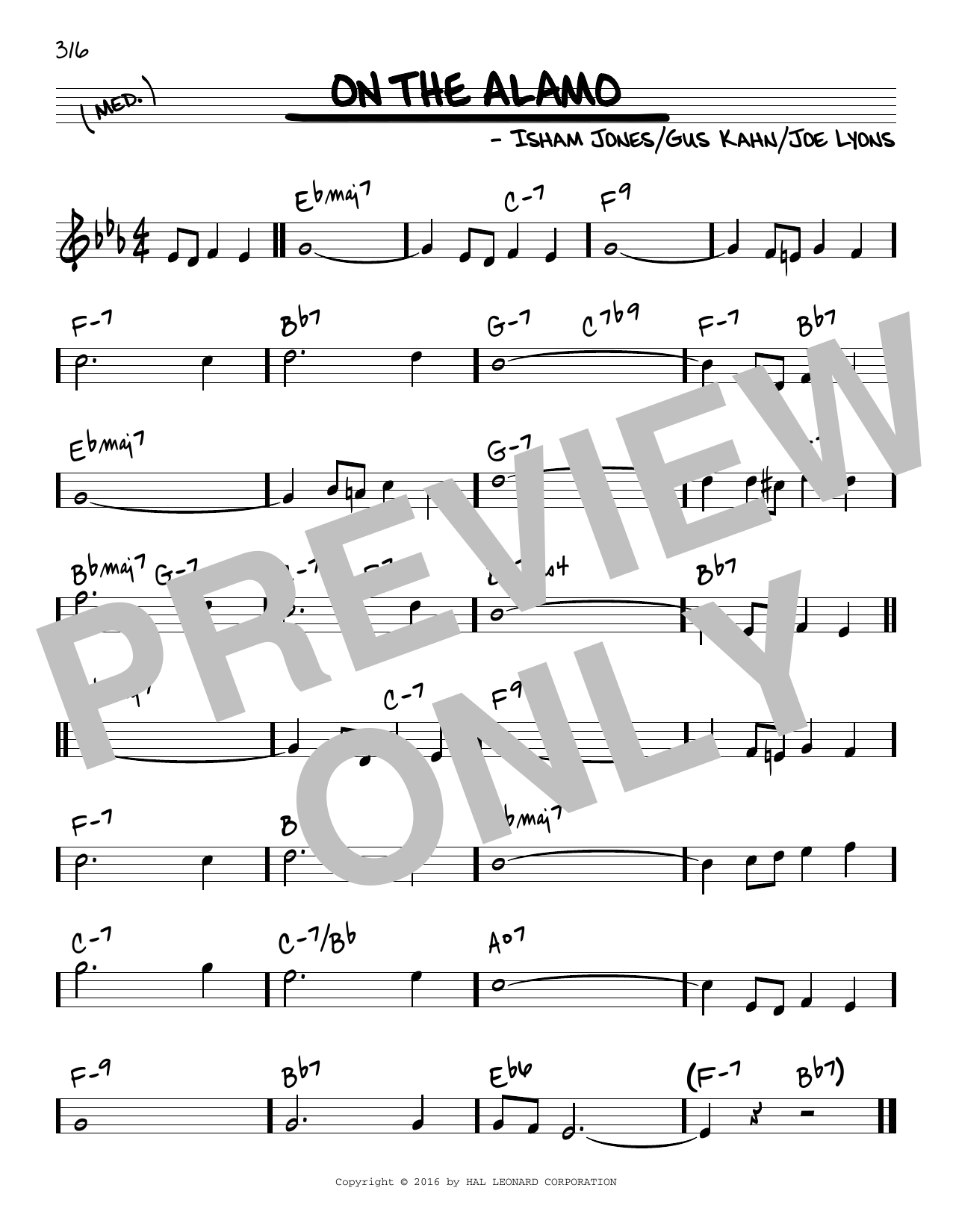 Learn to play Gus Kahn On The Alamo sheet music for Real Book – Melody & Chords in minutes. Price: 5.9900$ Gus Kahn On The Alamo sheet music notes and chords arranged for Real Book – Melody & Chords