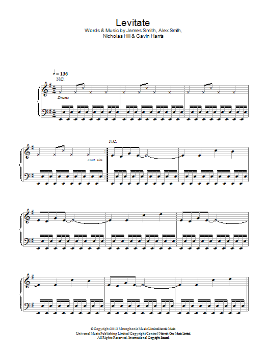 Learn to play Hadouken! Levitate sheet music for Piano, Vocal & Guitar Chords in minutes. Price: 7.8900$ Hadouken! Levitate sheet music notes and chords arranged for Piano, Vocal & Guitar Chords