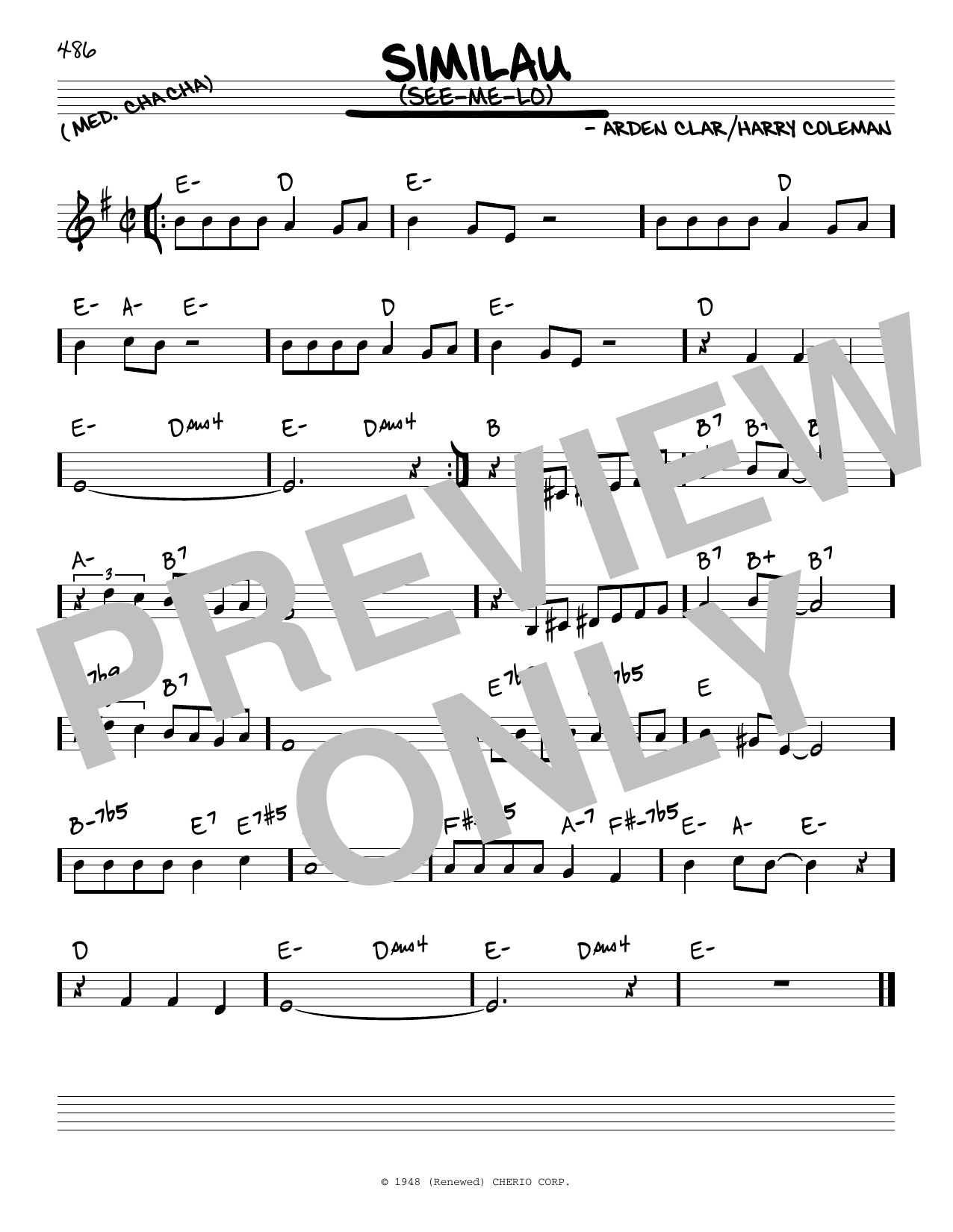 Learn to play Harry Coleman Similau (See-me-lo) sheet music for Real Book – Melody & Chords in minutes. Price: 5.9900$ Harry Coleman Similau (See-me-lo) sheet music notes and chords arranged for Real Book – Melody & Chords