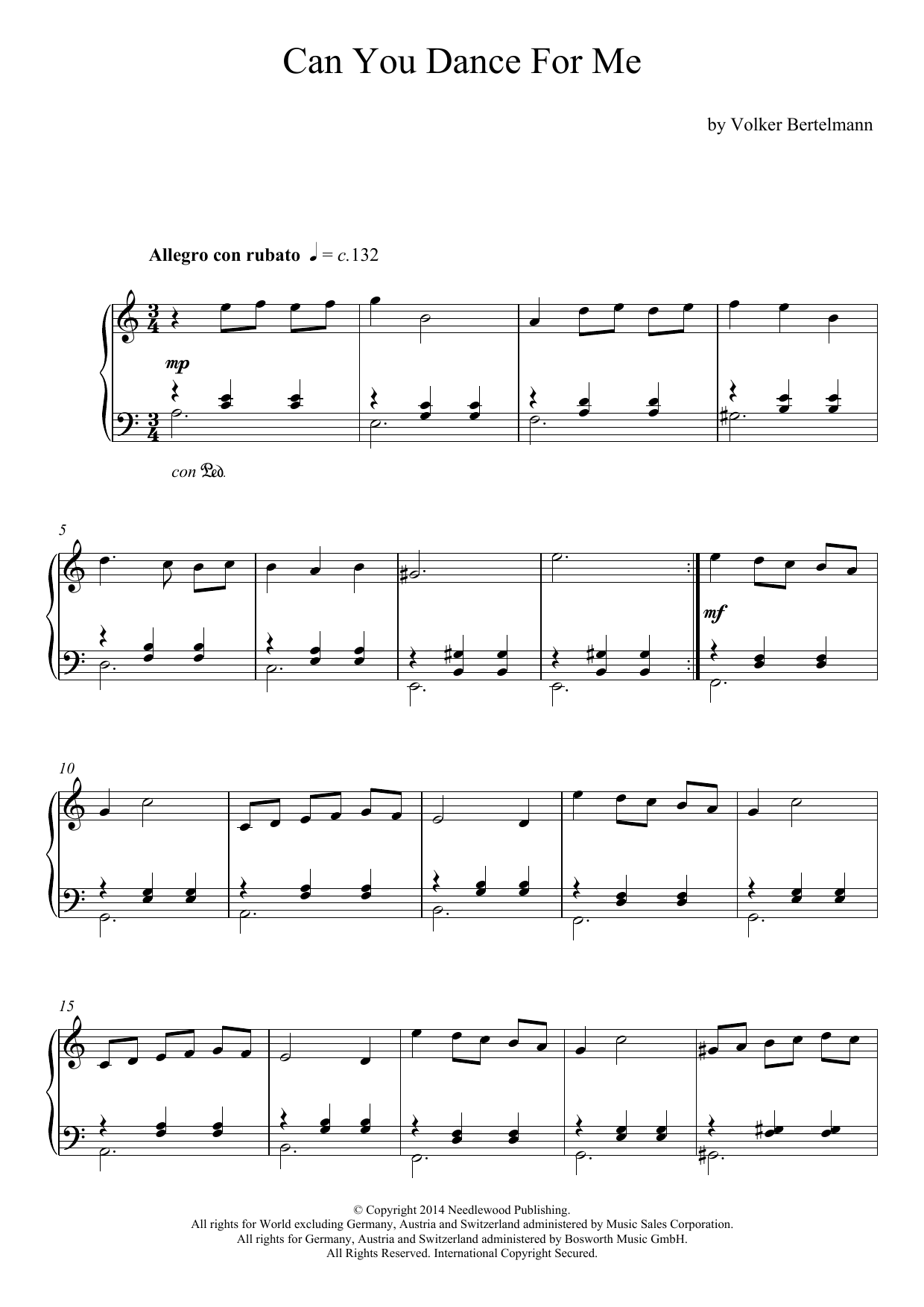 Learn to play Hauschka Can You Dance For Me sheet music for Piano Solo in minutes. Price: 7.8900$ Hauschka Can You Dance For Me sheet music notes and chords arranged for Piano Solo