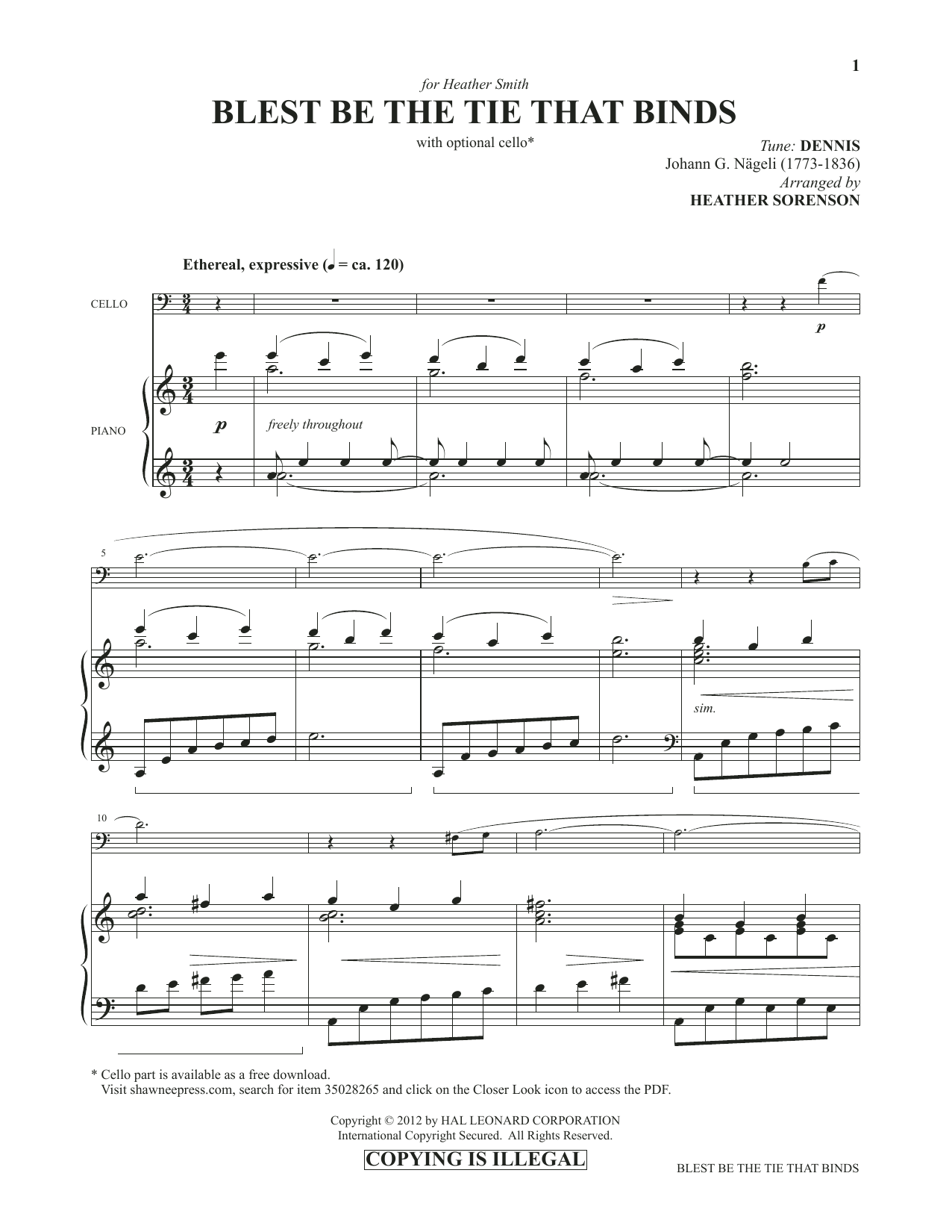Learn to play Heather Sorenson Blest Be The Tie That Binds (from Images: Sacred Piano Reflections) sheet music for Piano Solo in minutes. Price: 7.8900$ Heather Sorenson Blest Be The Tie That Binds (from Images: Sacred Piano Reflections) sheet music notes and chords arranged for Piano Solo