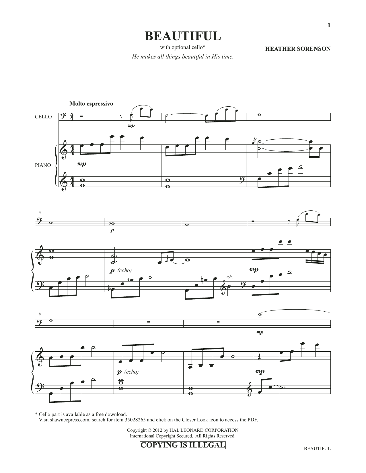 Heather Sorenson Images: Sacred Piano Reflections (Collection) sheet music notes and chords. Download Printable PDF.