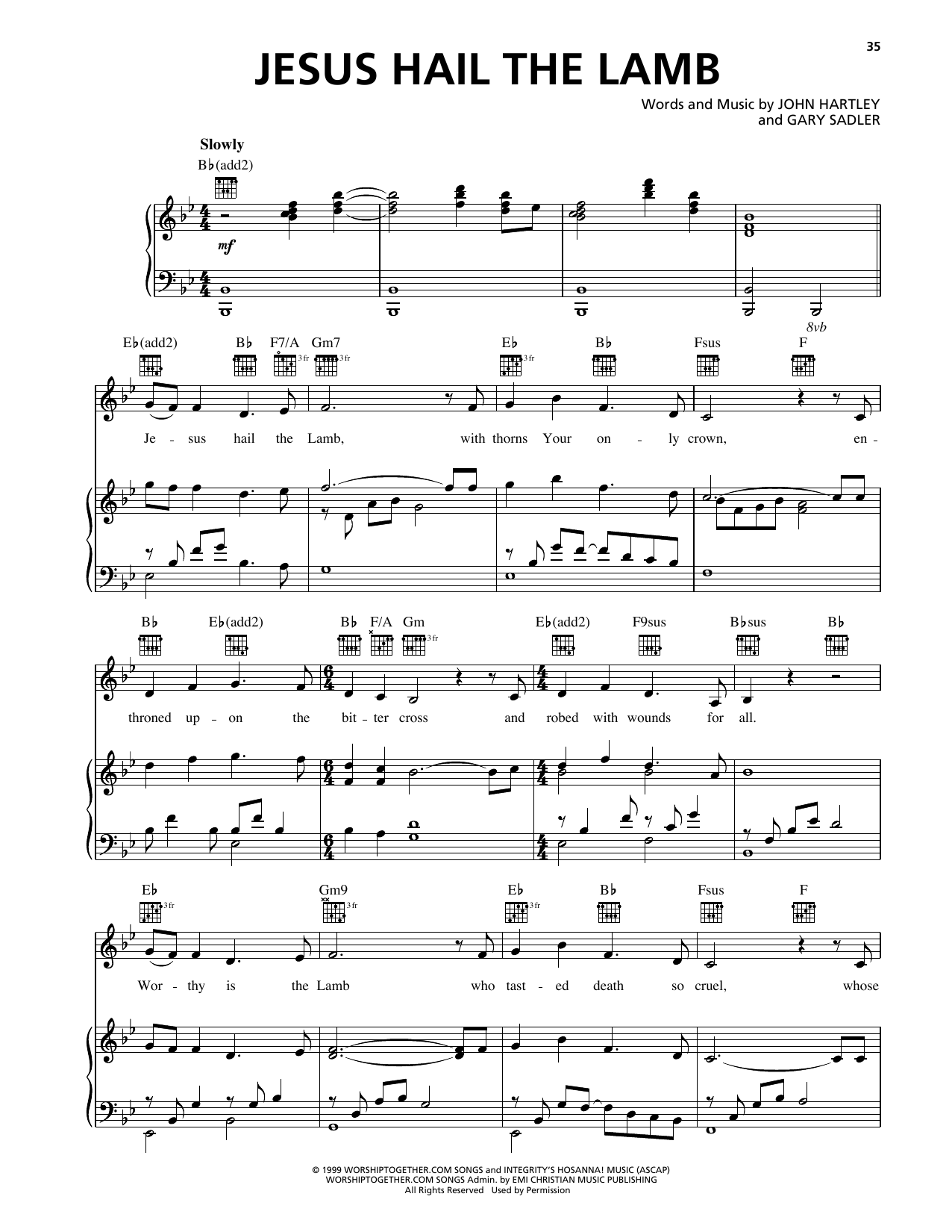 Learn to play Heaven & Earth Jesus Hail The Lamb sheet music for Piano, Vocal & Guitar Chords (Right-Hand Melody) in minutes. Price: 7.8900$ Heaven & Earth Jesus Hail The Lamb sheet music notes and chords arranged for Piano, Vocal & Guitar Chords (Right-Hand Melody)