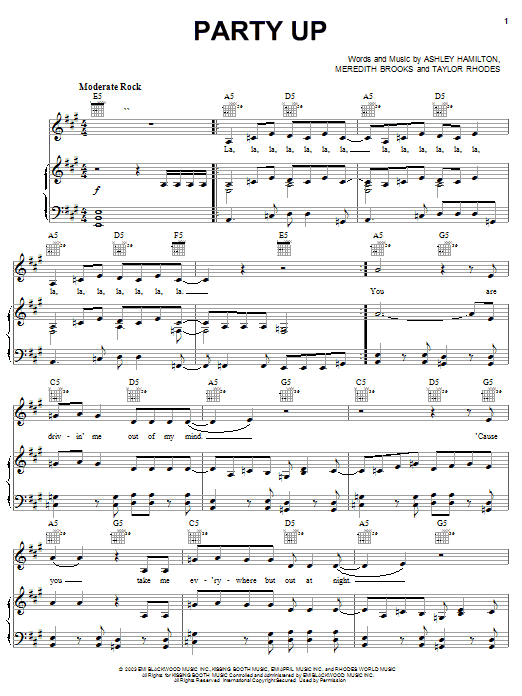 Learn to play Hilary Duff Party Up sheet music for Piano, Vocal & Guitar Chords (Right-Hand Melody) in minutes. Price: 7.8900$ Hilary Duff Party Up sheet music notes and chords arranged for Piano, Vocal & Guitar Chords (Right-Hand Melody)