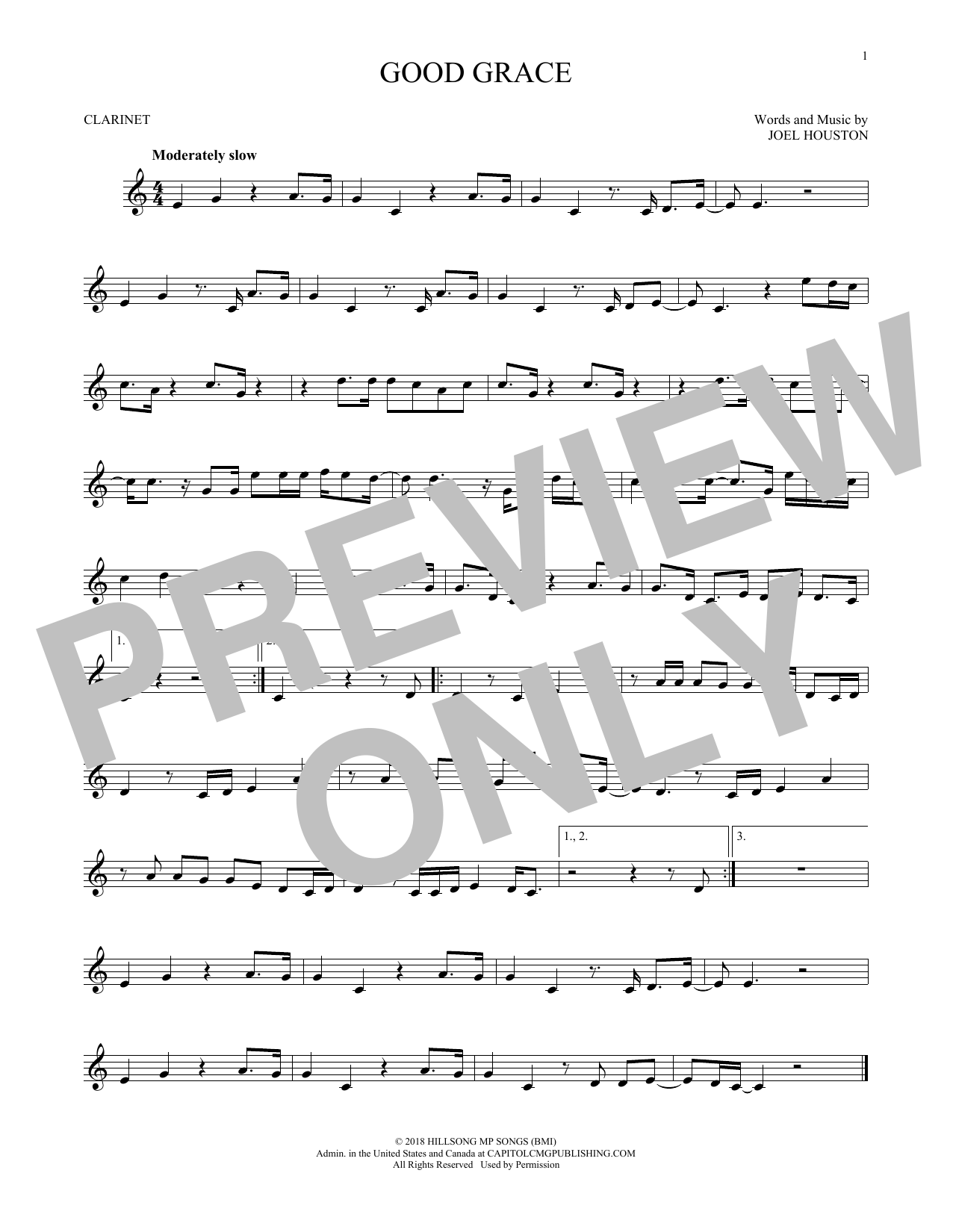 Hillsong United Good Grace sheet music notes and chords. Download Printable PDF.