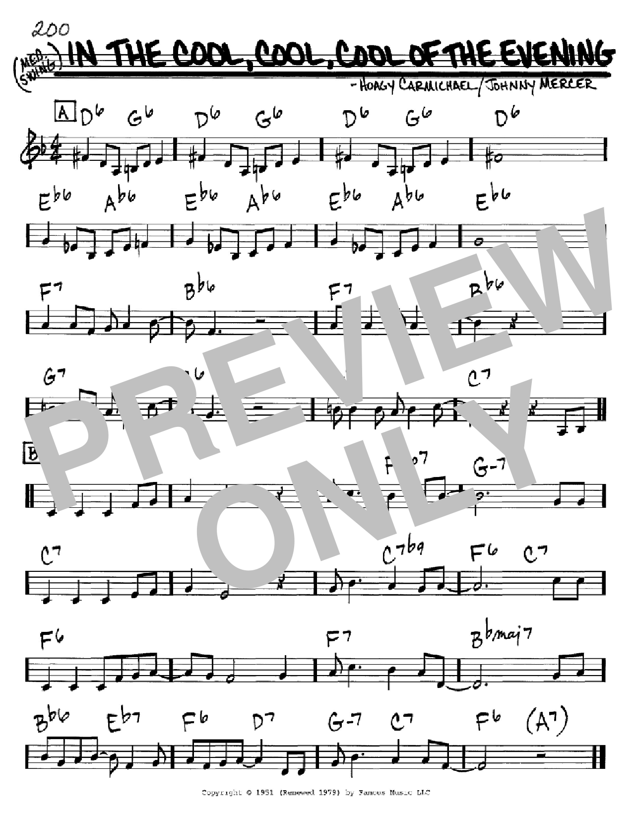 Learn to play Hoagy Carmichael In The Cool, Cool, Cool Of The Evening (from Here Comes The Groom) sheet music for Piano, Vocal & Guitar Chords (Right-Hand Melody) in minutes. Price: 7.8900$ Hoagy Carmichael In The Cool, Cool, Cool Of The Evening (from Here Comes The Groom) sheet music notes and chords arranged for Piano, Vocal & Guitar Chords (Right-Hand Melody)