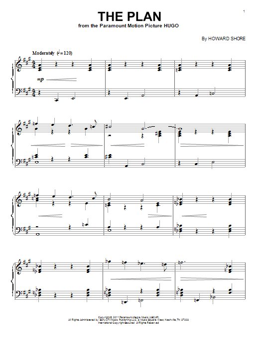 Learn to play Howard Shore The Plan sheet music for Piano Solo in minutes. Price: 7.8900$ Howard Shore The Plan sheet music notes and chords arranged for Piano Solo