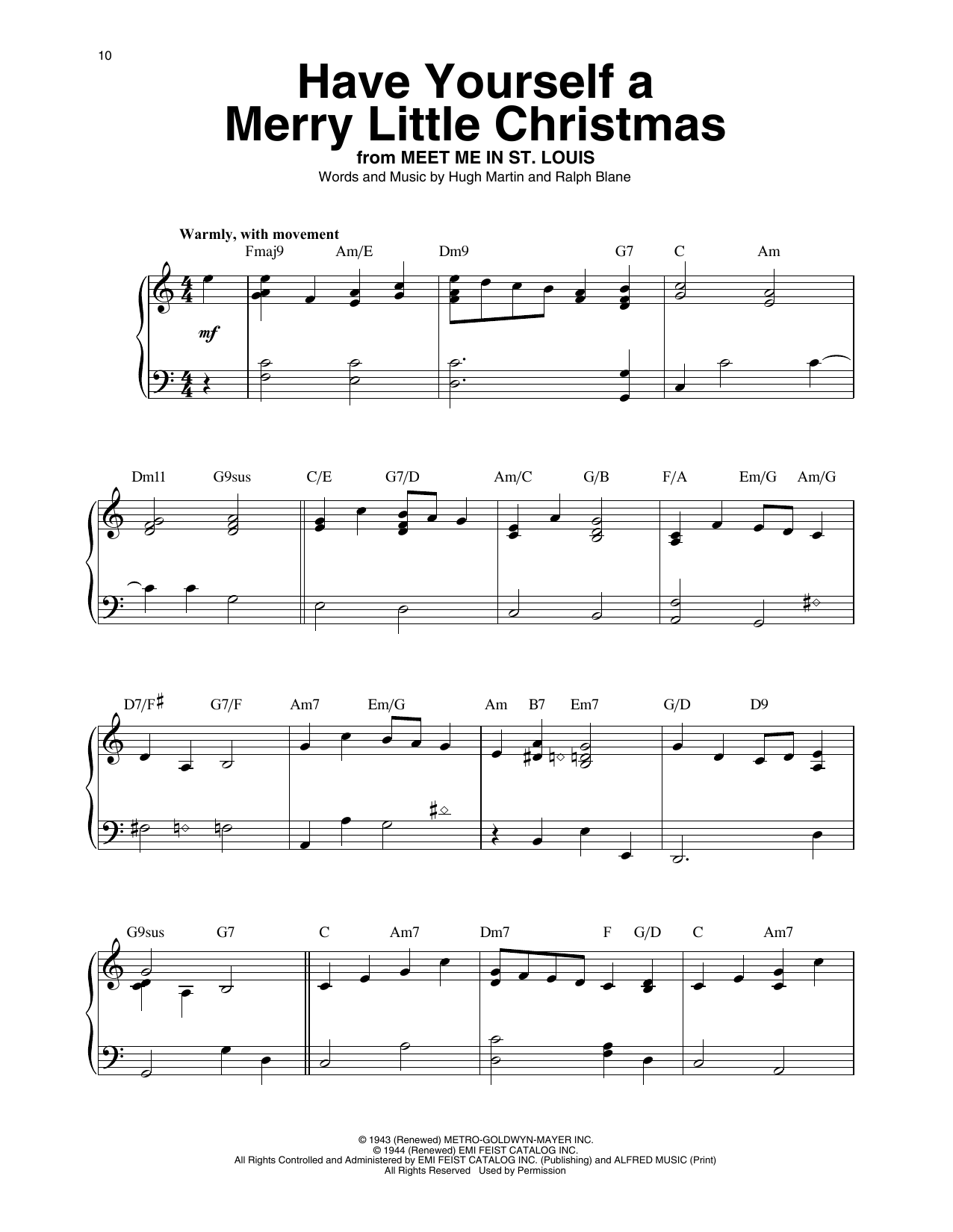 Hugh Martin Have Yourself A Merry Little Christmas (arr. Maeve Gilchrist) sheet music notes and chords. Download Printable PDF.