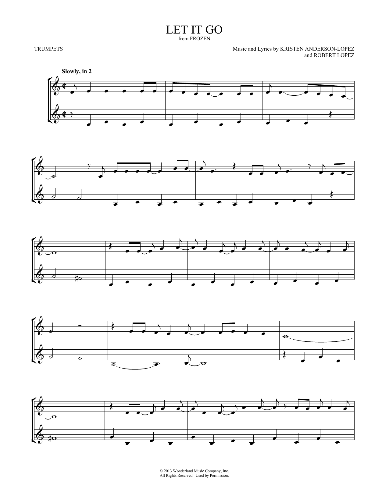 Idina Menzel Let It Go (from Frozen) (arr. Mark Phillips) sheet music notes and chords. Download Printable PDF.