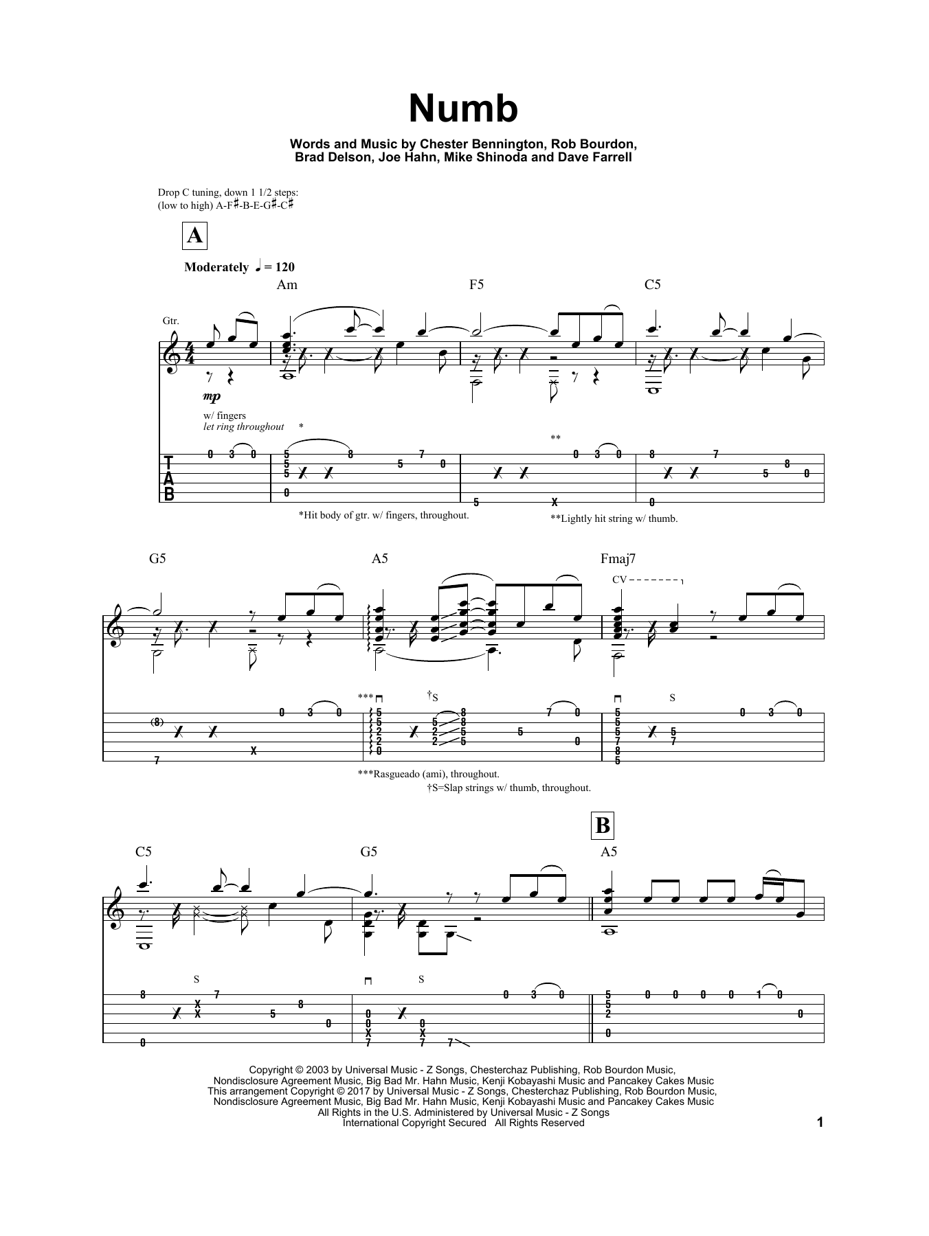 Learn to play Igor Presnyakov Numb sheet music for Solo Guitar in minutes. Price: 7.8900$ Igor Presnyakov Numb sheet music notes and chords arranged for Solo Guitar