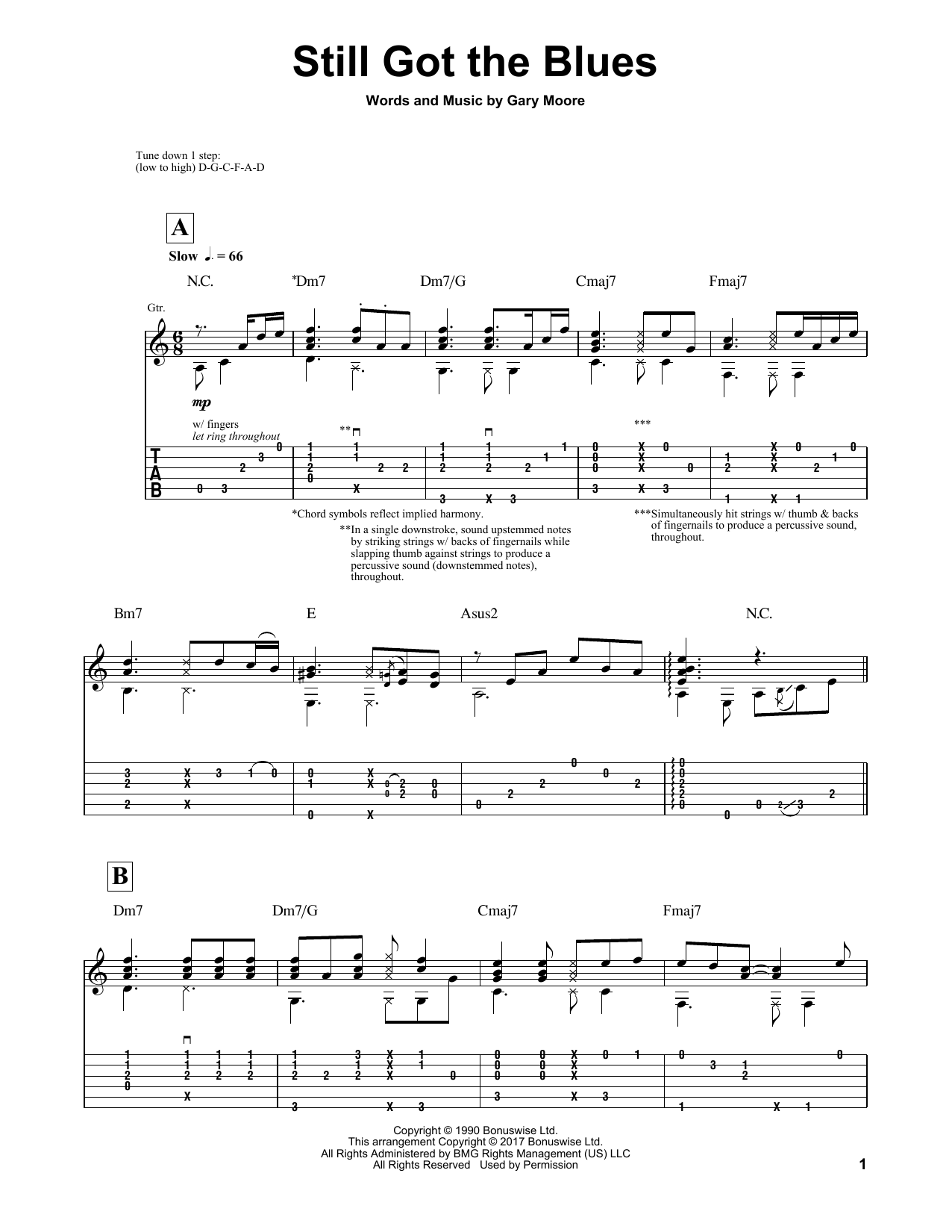 Igor Presnyakov Still Got The Blues sheet music notes and chords. Download Printable PDF.