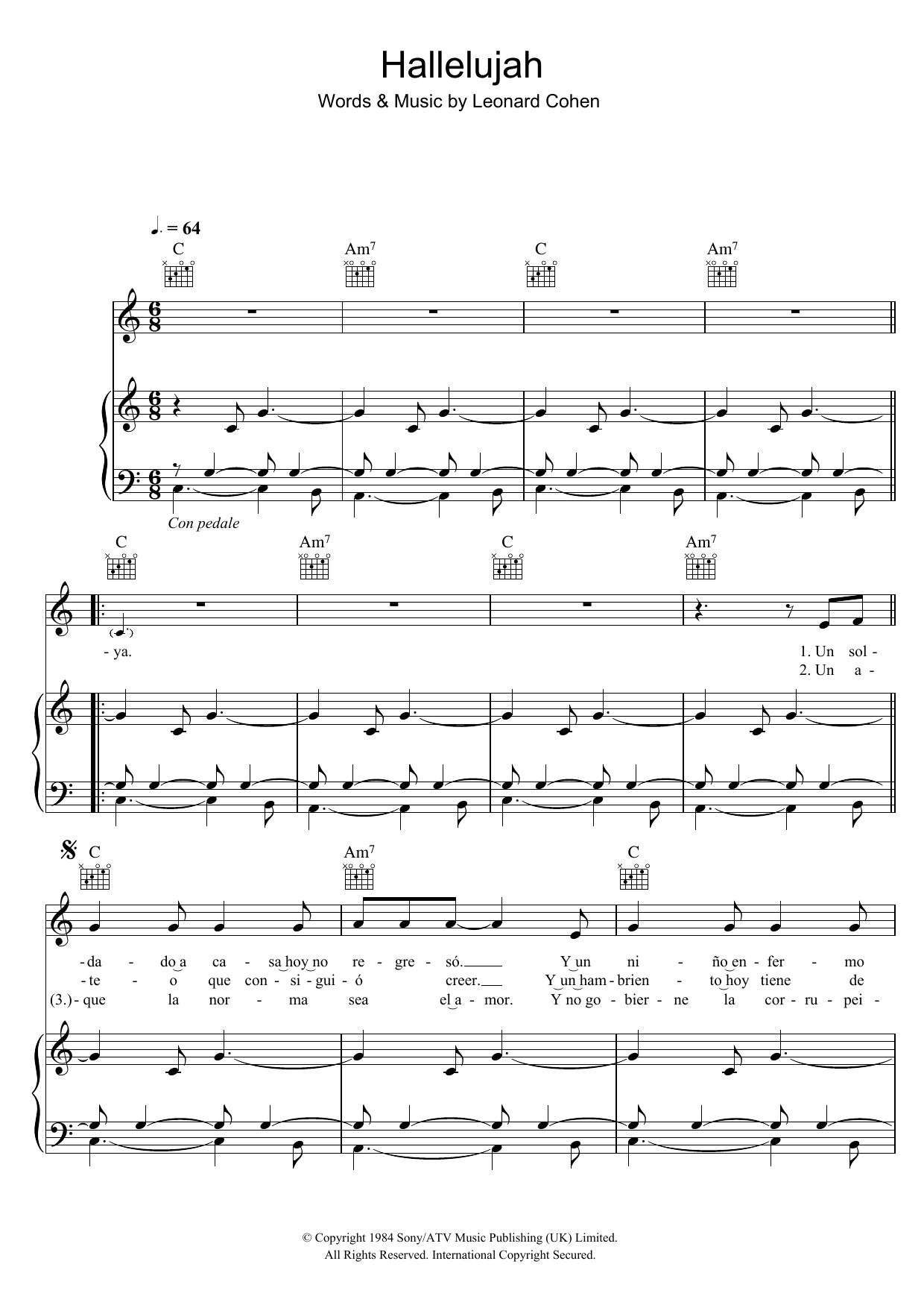 Learn to play Il Divo Hallelujah sheet music for Piano, Vocal & Guitar Chords in minutes. Price: 7.8900$ Il Divo Hallelujah sheet music notes and chords arranged for Piano, Vocal & Guitar Chords