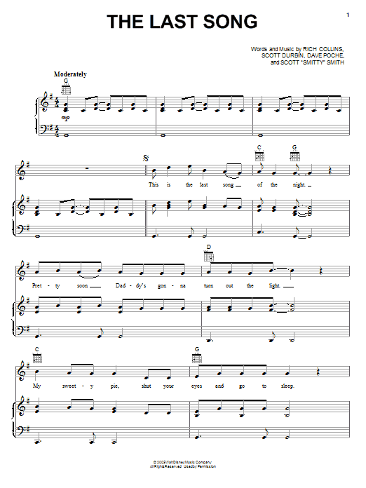 Learn to play Imagination Movers The Last Song sheet music for Piano, Vocal & Guitar Chords (Right-Hand Melody) in minutes. Price: 7.8900$ Imagination Movers The Last Song sheet music notes and chords arranged for Piano, Vocal & Guitar Chords (Right-Hand Melody)