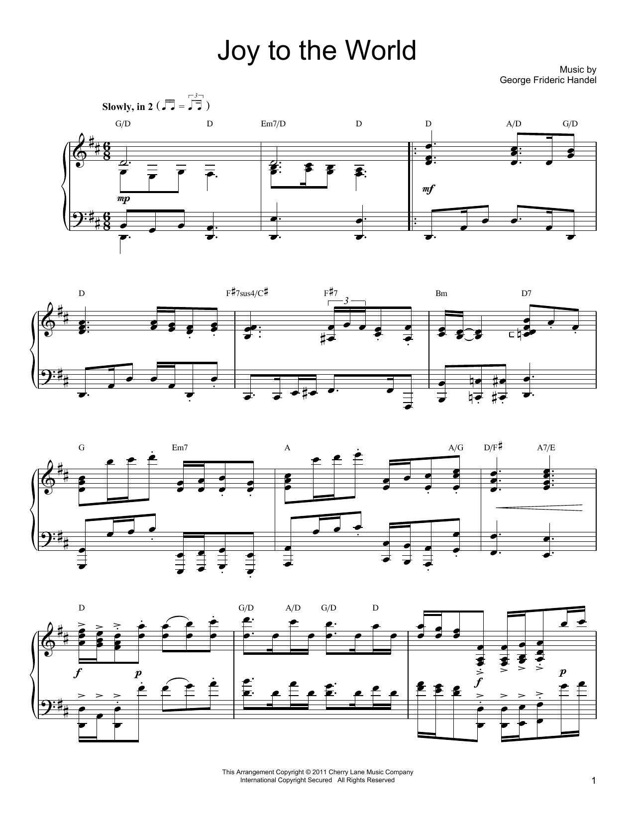 Learn to play Isaac Watts Joy To The World sheet music for Piano Solo in minutes. Price: 7.8900$ Isaac Watts Joy To The World sheet music notes and chords arranged for Piano Solo