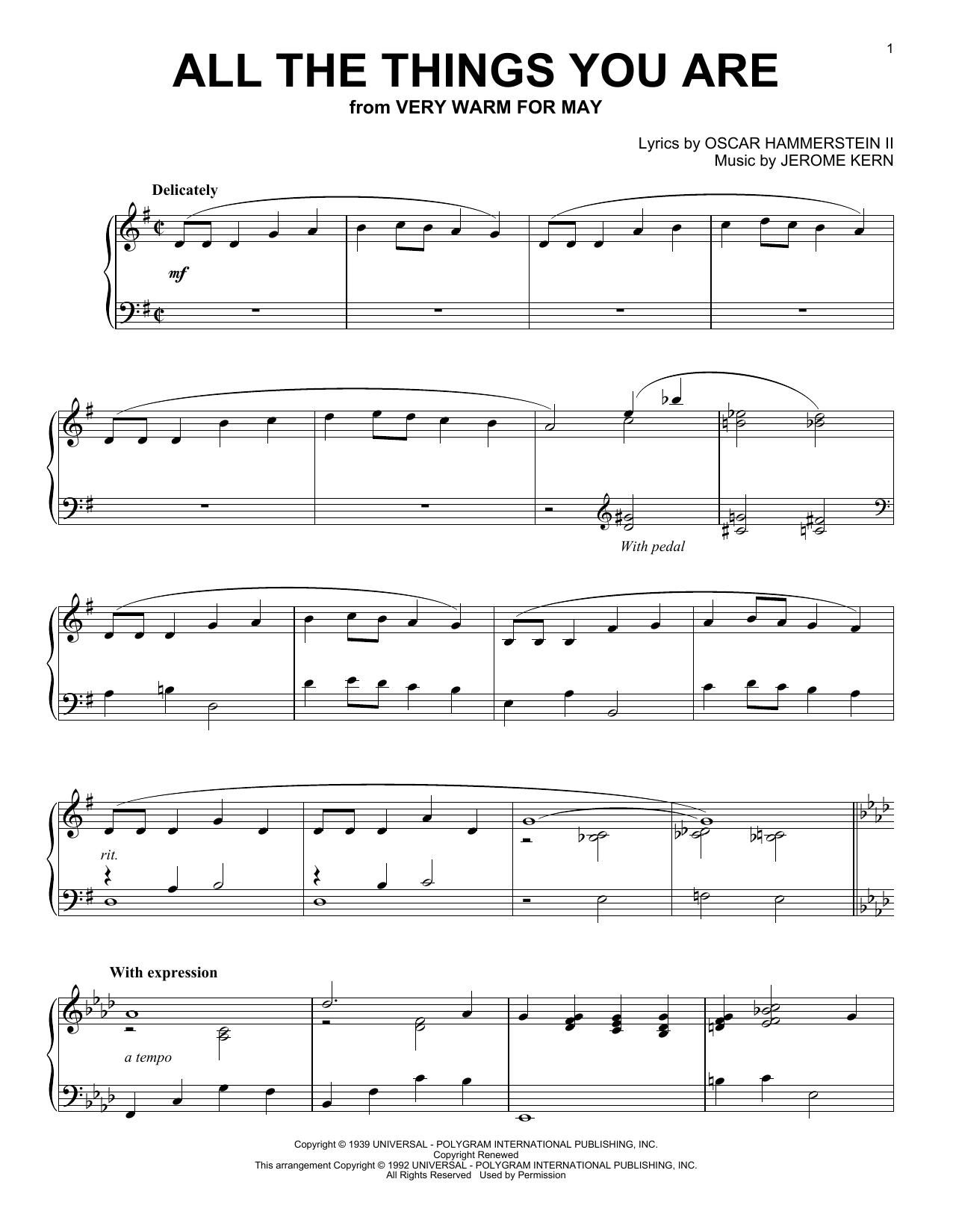 Learn to play Jack Leonard with Tommy Dorsey Orchestra All The Things You Are sheet music for Piano Solo in minutes. Price: 7.8900$ Jack Leonard with Tommy Dorsey Orchestra All The Things You Are sheet music notes and chords arranged for Piano Solo