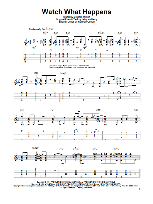 Jake Reichbart Watch What Happens sheet music notes and chords. Download Printable PDF.