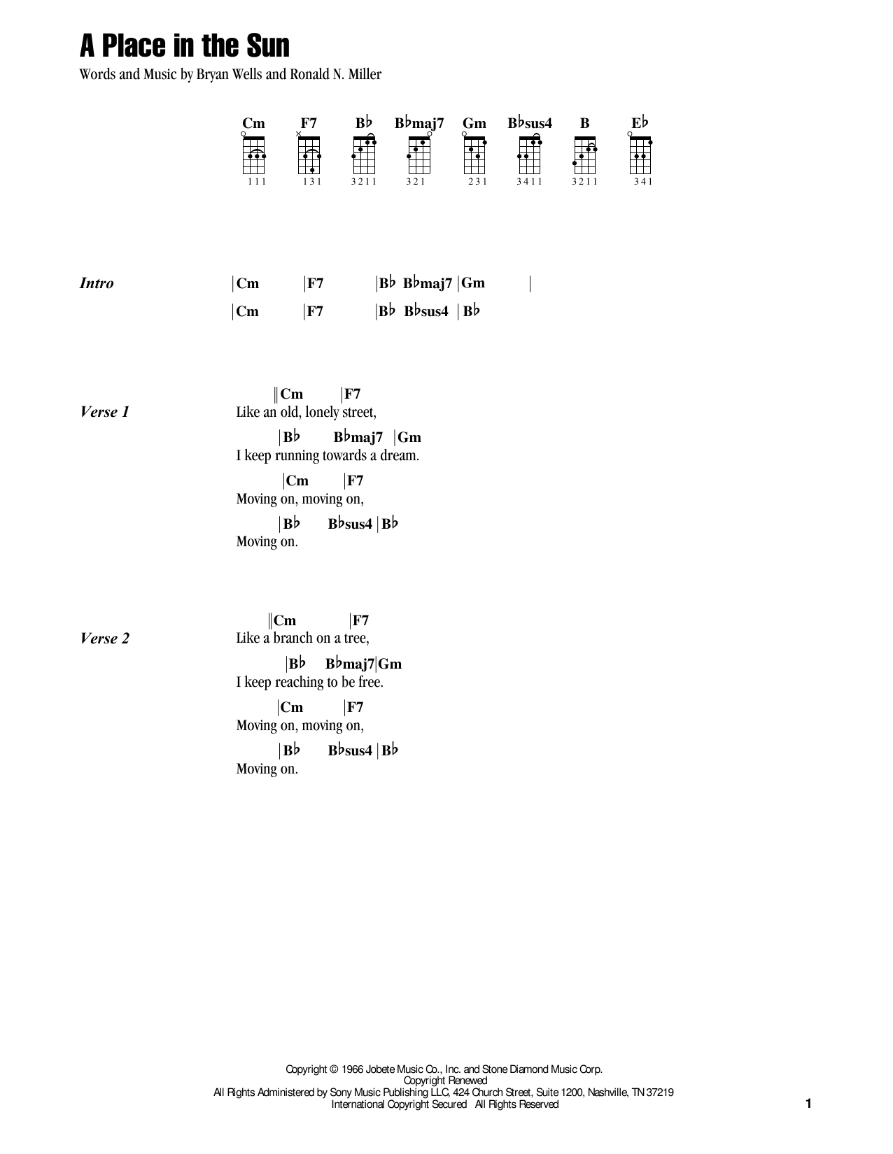 Learn to play Jake Shimabukuro A Place In The Sun (feat. Jack Johnson with Paula Fuga) sheet music for Ukulele in minutes. Price: 5.9900$ Jake Shimabukuro A Place In The Sun (feat. Jack Johnson with Paula Fuga) sheet music notes and chords arranged for Ukulele