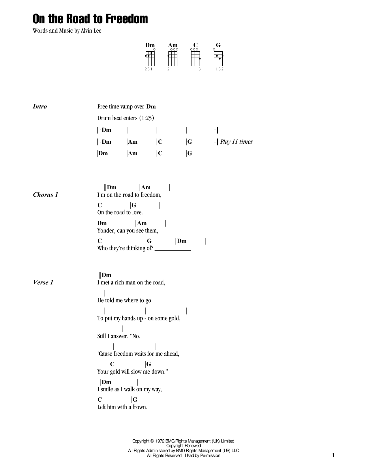 Learn to play Jake Shimabukuro On The Road To Freedom (feat. Warren Haynes) sheet music for Ukulele in minutes. Price: 5.9900$ Jake Shimabukuro On The Road To Freedom (feat. Warren Haynes) sheet music notes and chords arranged for Ukulele