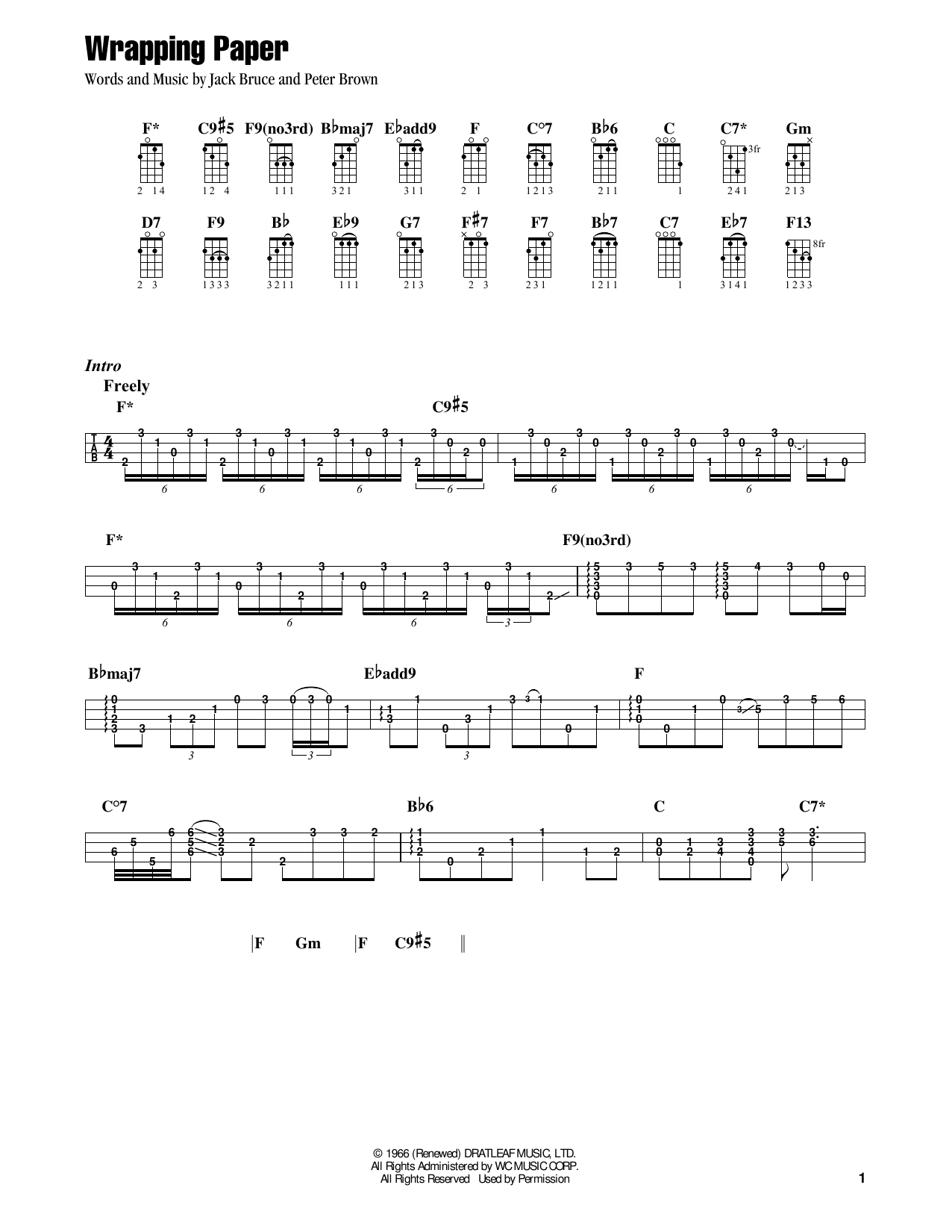 Learn to play Jake Shimabukuro Wrapping Paper (feat. Ray Benson & Asleep At The Wheel) sheet music for Ukulele in minutes. Price: 5.9900$ Jake Shimabukuro Wrapping Paper (feat. Ray Benson & Asleep At The Wheel) sheet music notes and chords arranged for Ukulele