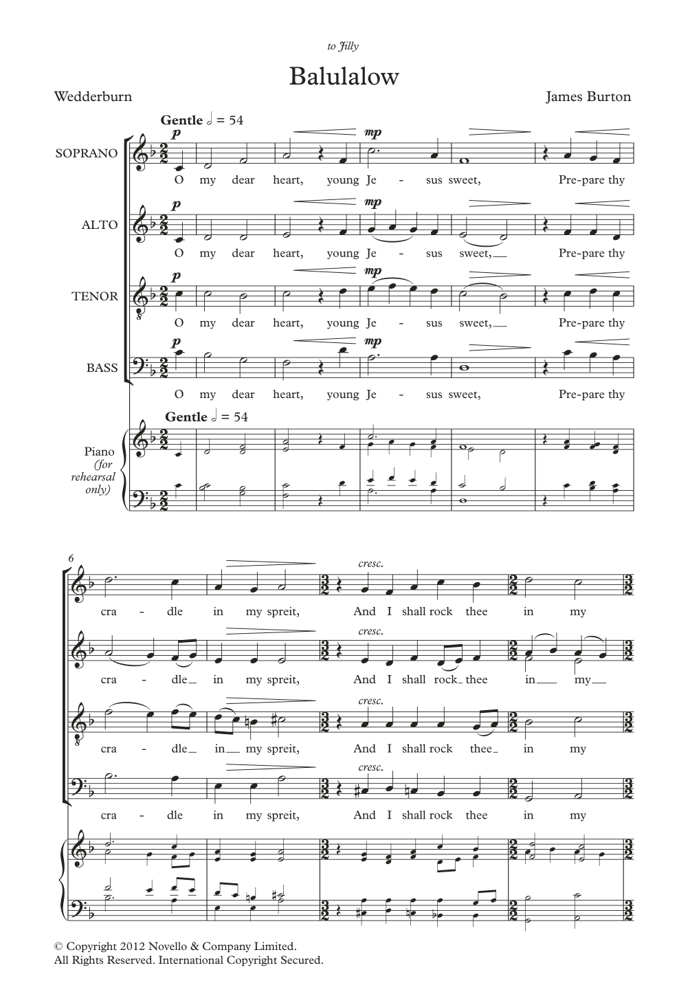 James Burton Balulalow sheet music notes and chords. Download Printable PDF.