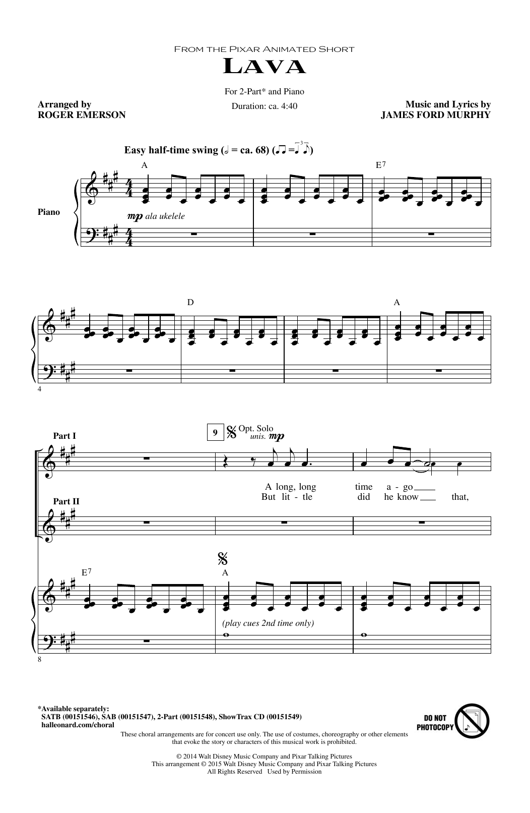 Kuana Torres Kahele & Napua Greig Lava (arr. Roger Emerson) sheet music notes and chords. Download Printable PDF.