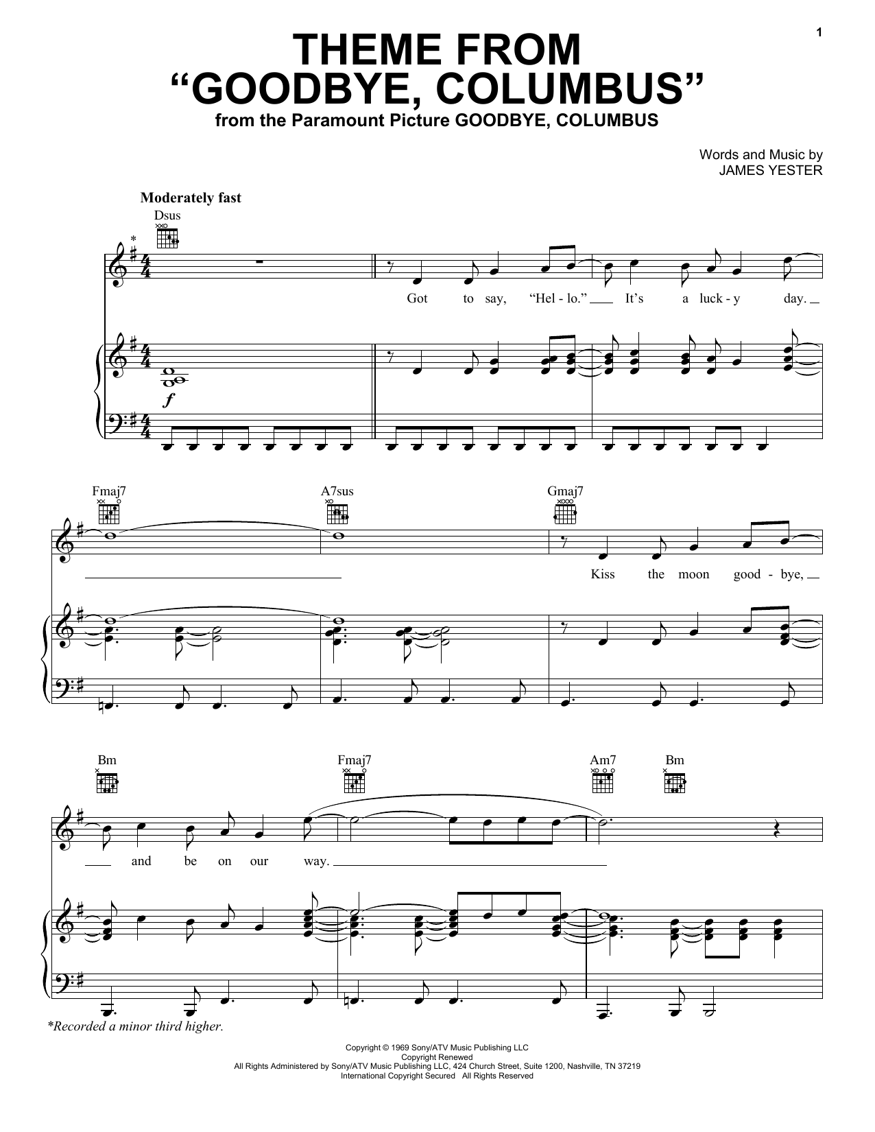 Learn to play James Yester Theme From James Yester Theme From