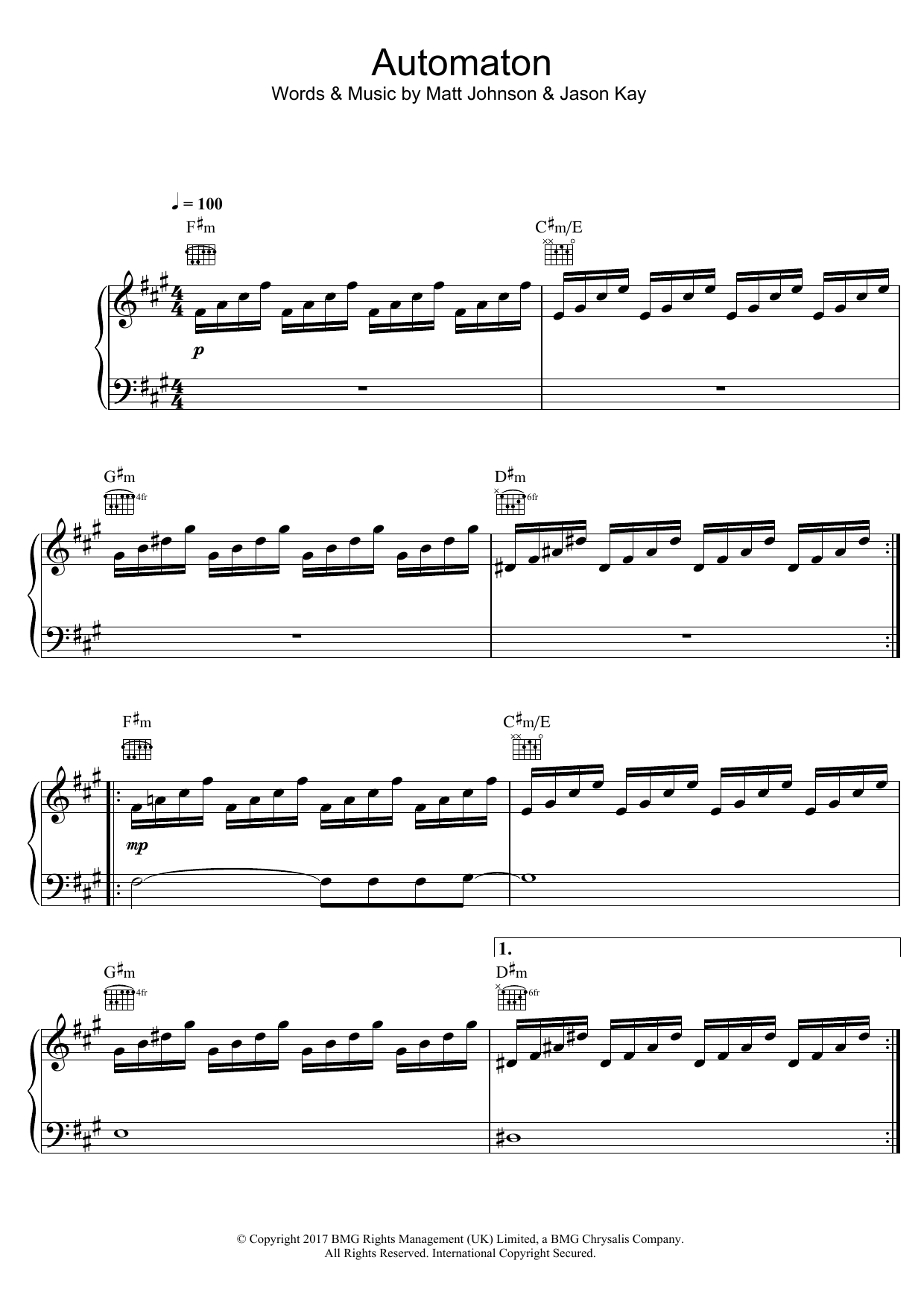Learn to play Jamiroquai Automaton sheet music for Piano, Vocal & Guitar Chords in minutes. Price: 7.8900$ Jamiroquai Automaton sheet music notes and chords arranged for Piano, Vocal & Guitar Chords