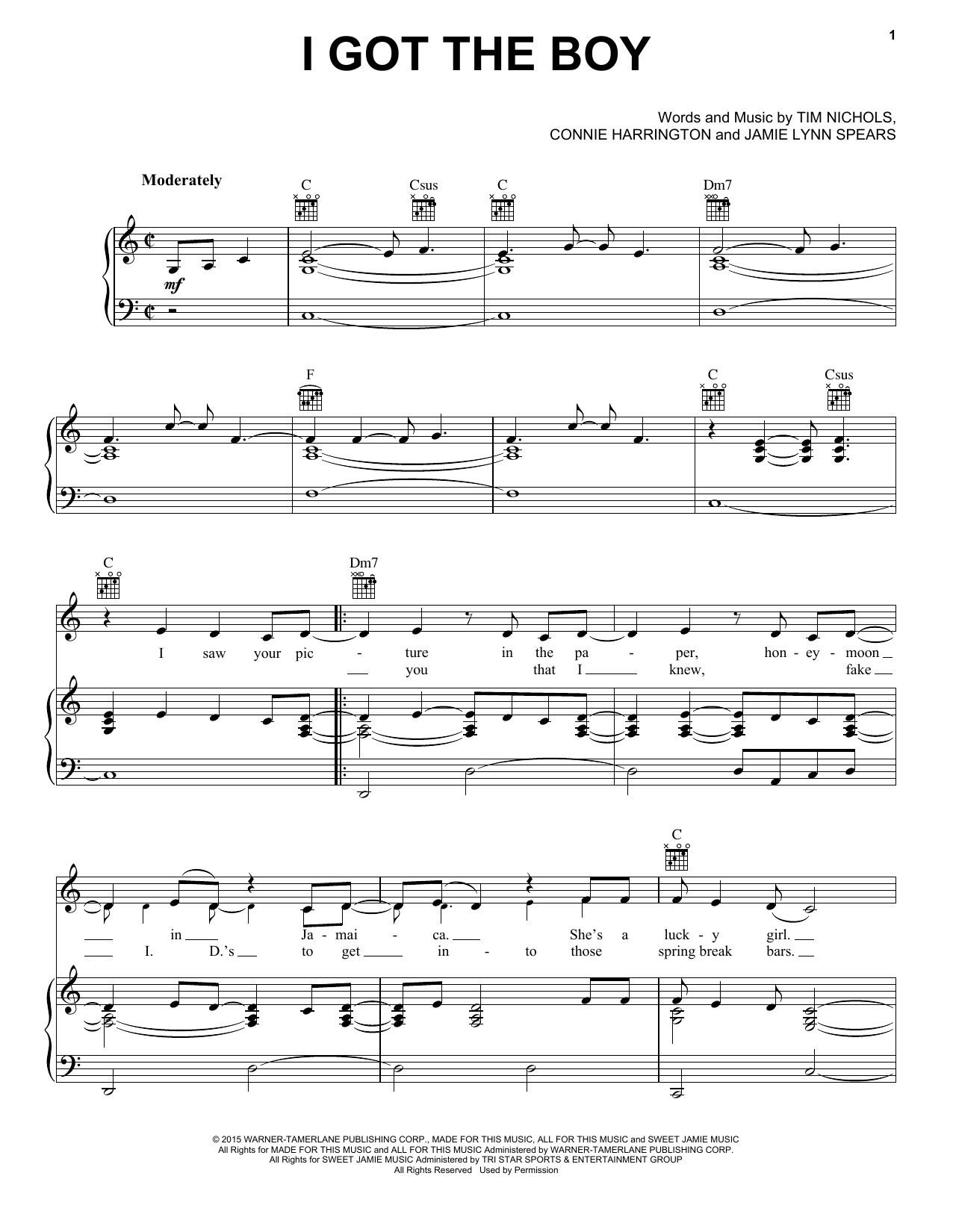 Learn to play Jana Kramer I Got The Boy sheet music for Piano, Vocal & Guitar Chords (Right-Hand Melody) in minutes. Price: 7.8900$ Jana Kramer I Got The Boy sheet music notes and chords arranged for Piano, Vocal & Guitar Chords (Right-Hand Melody)