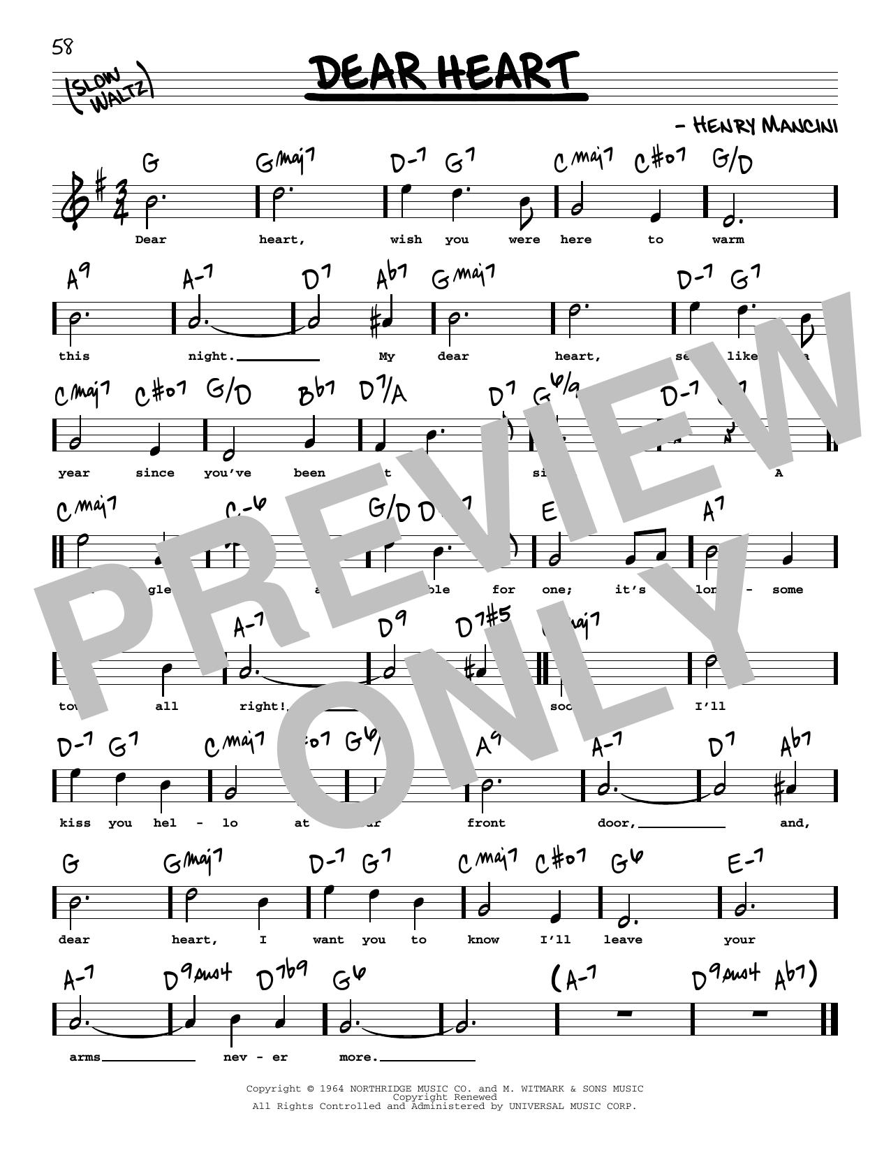 Learn to play Jay Livingston Dear Heart (High Voice) sheet music for Real Book – Melody, Lyrics & Chords in minutes. Price: 5.9900$ Jay Livingston Dear Heart (High Voice) sheet music notes and chords arranged for Real Book – Melody, Lyrics & Chords