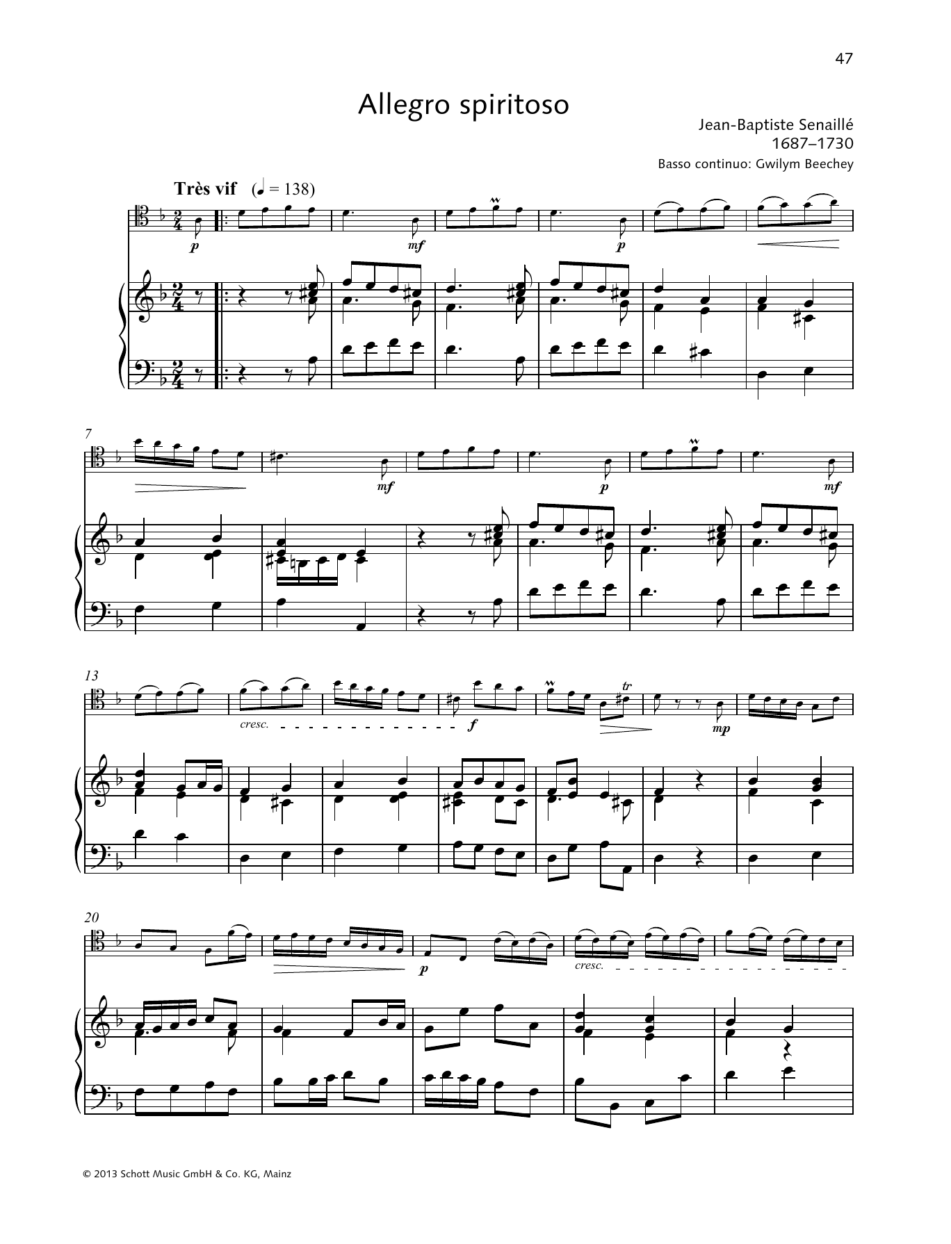 Learn to play Jean-Baptiste Senaille Allegro Spiritoso sheet music for String Solo in minutes. Price: 4.4900$ Jean-Baptiste Senaille Allegro Spiritoso sheet music notes and chords arranged for String Solo