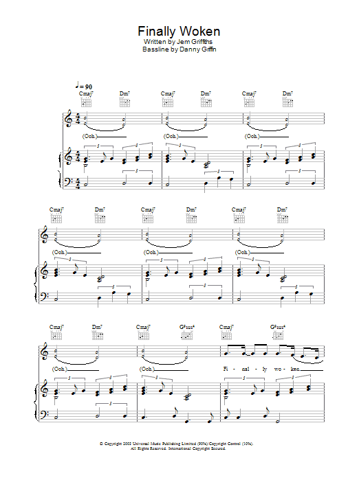 Learn to play Jem Finally Woken sheet music for Piano, Vocal & Guitar Chords in minutes. Price: 7.8900$ Jem Finally Woken sheet music notes and chords arranged for Piano, Vocal & Guitar Chords