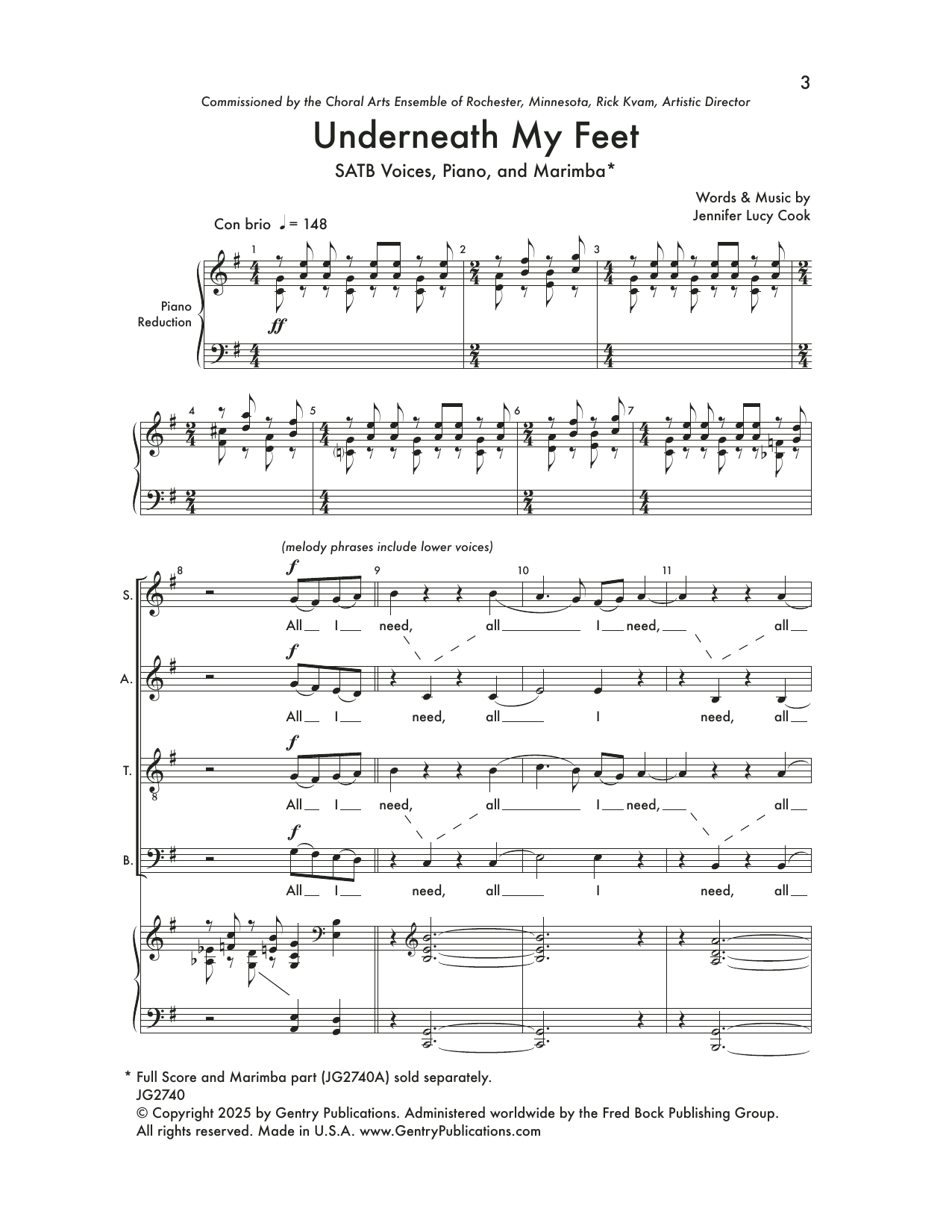 Jennifer Cook Underneath My Feet sheet music notes and chords. Download Printable PDF.