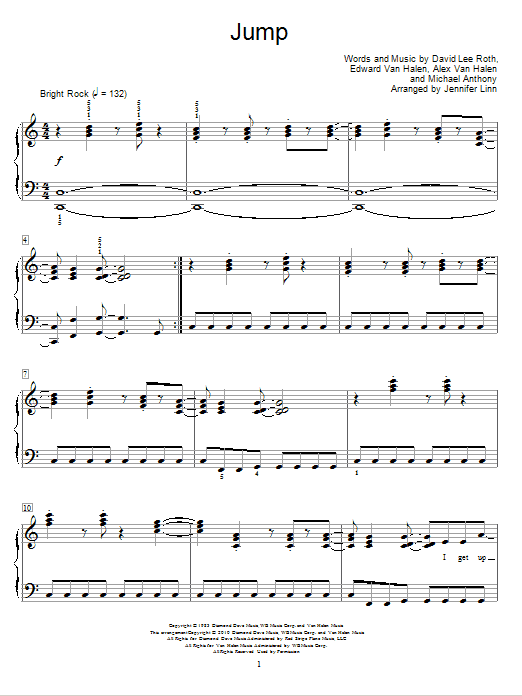 Jennifer Linn Jump sheet music notes and chords arranged for Educational Piano