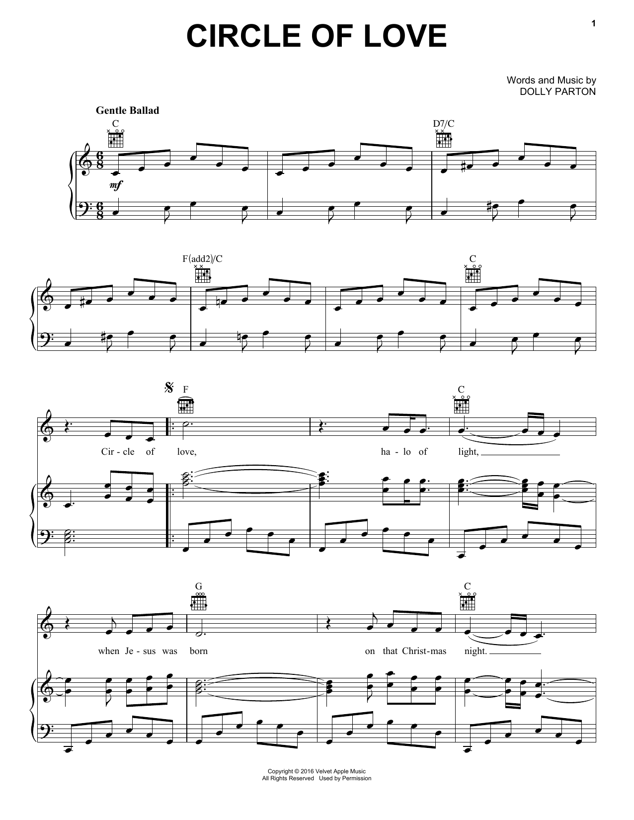 Learn to play Jennifer Nettles Circle Of Love sheet music for Piano, Vocal & Guitar Chords (Right-Hand Melody) in minutes. Price: 7.8900$ Jennifer Nettles Circle Of Love sheet music notes and chords arranged for Piano, Vocal & Guitar Chords (Right-Hand Melody)