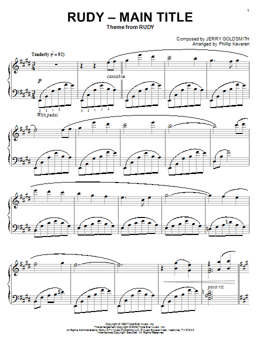 Learn to play Jerry Goldsmith Main Title sheet music for Piano Solo in minutes. Price: 7.8900$ Jerry Goldsmith Main Title sheet music notes and chords arranged for Piano Solo