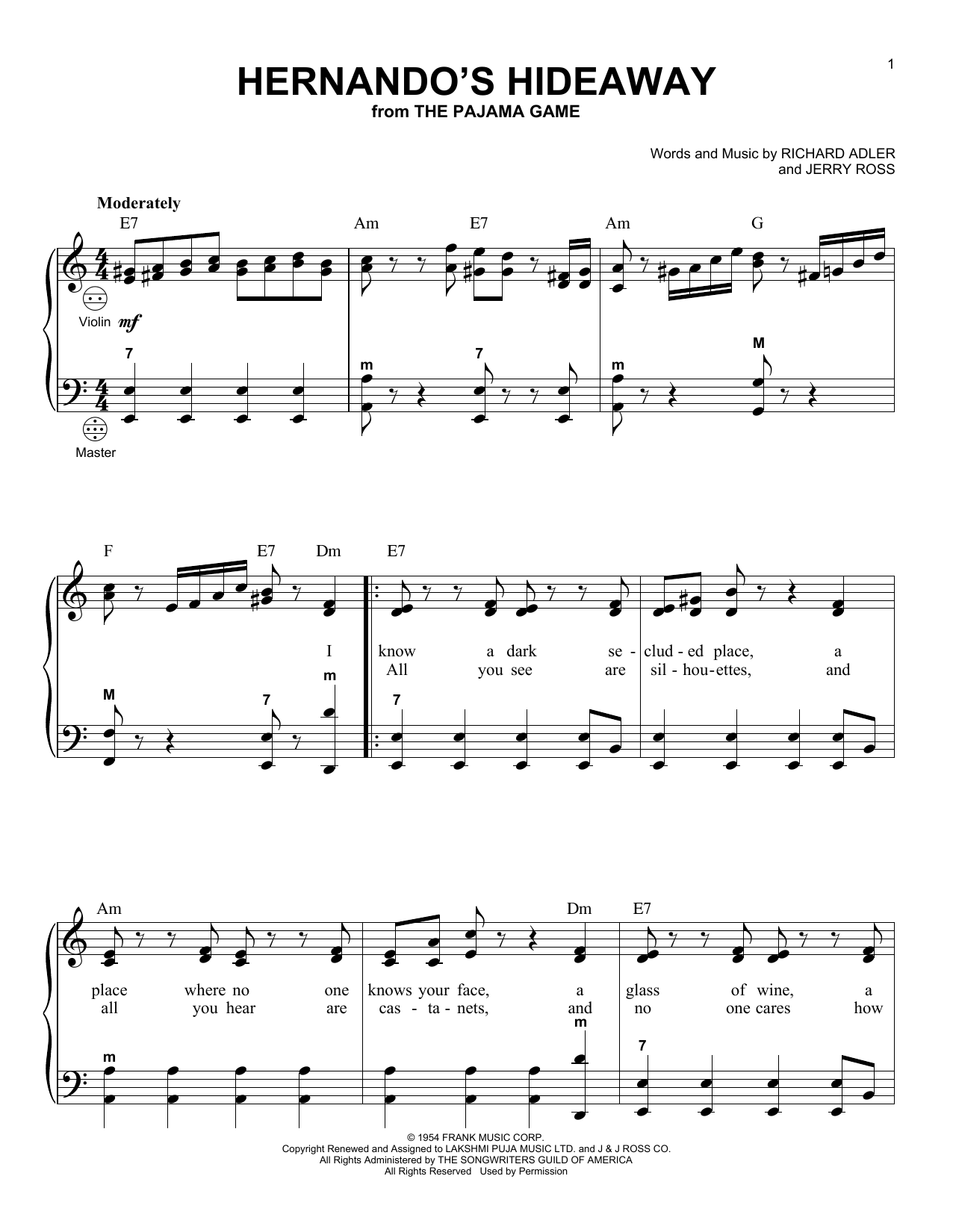 Learn to play Gary Meisner Hernando's Hideaway sheet music for Accordion in minutes. Price: 7.8900$ Gary Meisner Hernando's Hideaway sheet music notes and chords arranged for Accordion