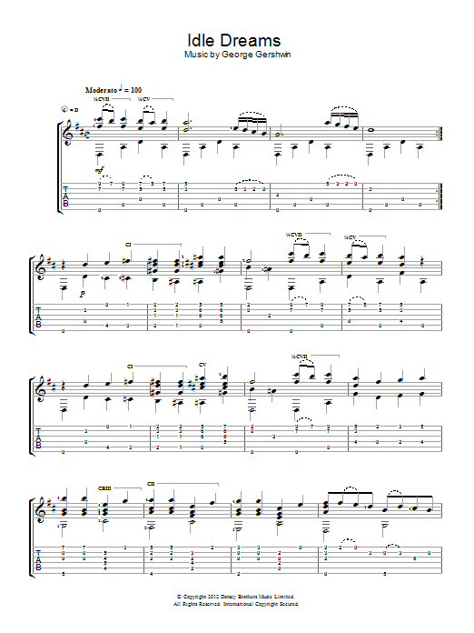 Jerry Willard Idle Dreams sheet music notes and chords. Download Printable PDF.