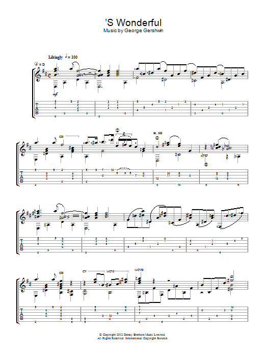 Jerry Willard 'S Wonderful sheet music notes and chords. Download Printable PDF.