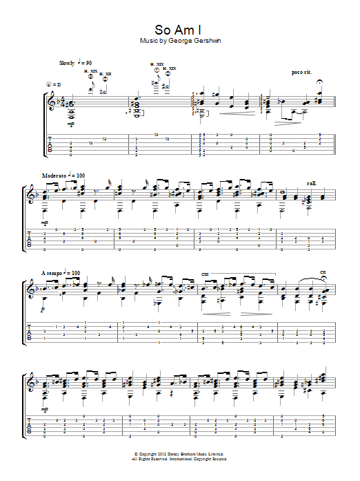 Jerry Willard So Am I sheet music notes and chords. Download Printable PDF.