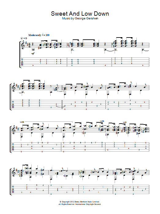 Jerry Willard Sweet And Low Down sheet music notes and chords. Download Printable PDF.