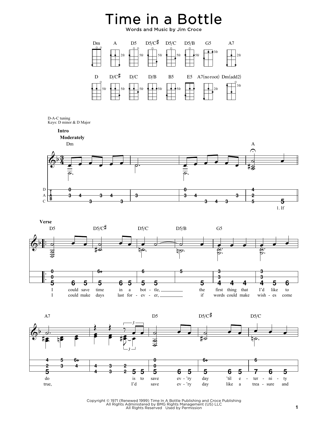 Jim Croce Time In A Bottle (arr. Steven B. Eulberg) sheet music notes and chords. Download Printable PDF.