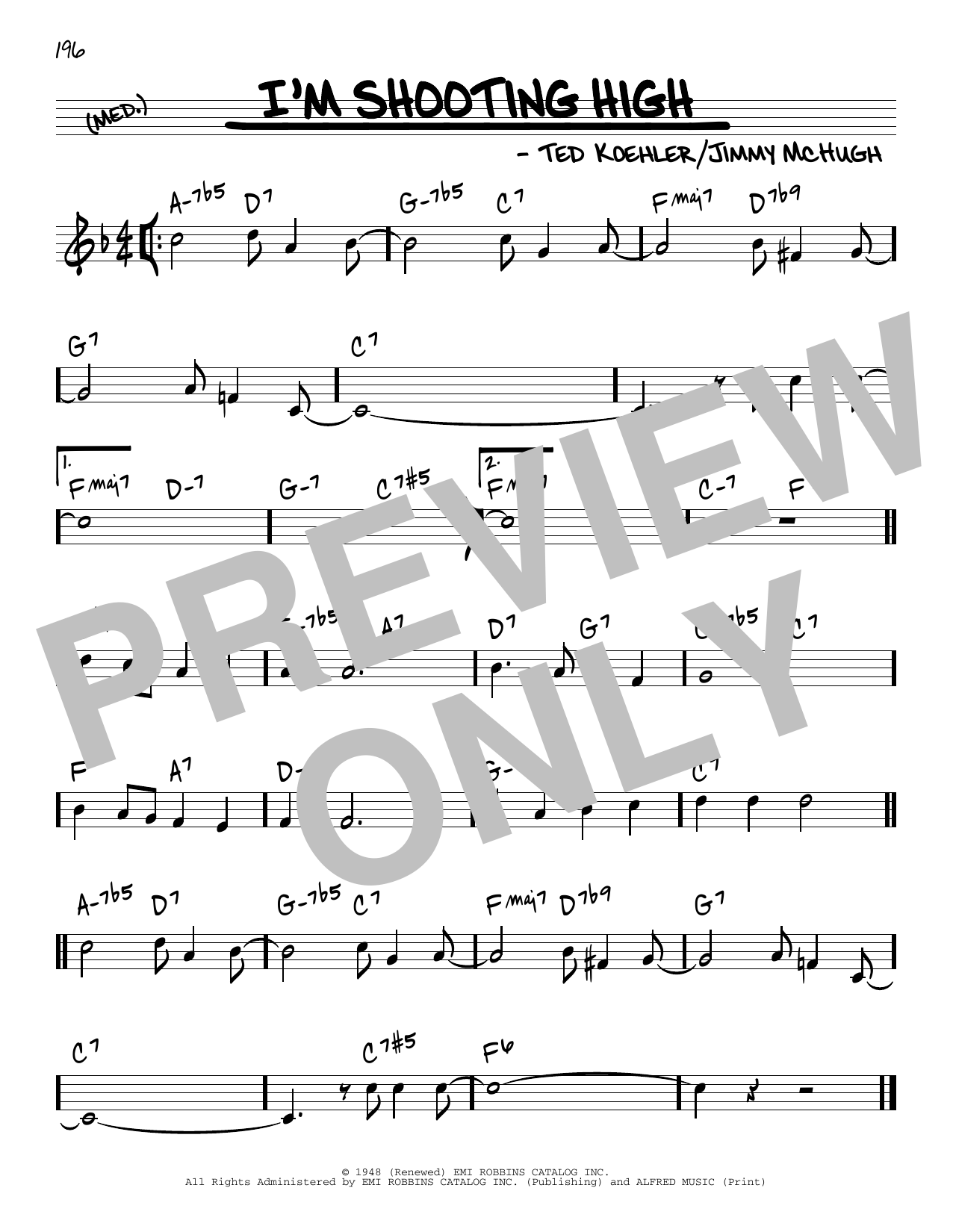 Learn to play Jimmy McHugh I'm Shooting High sheet music for Piano, Vocal & Guitar Chords in minutes. Price: 7.8900$ Jimmy McHugh I'm Shooting High sheet music notes and chords arranged for Piano, Vocal & Guitar Chords
