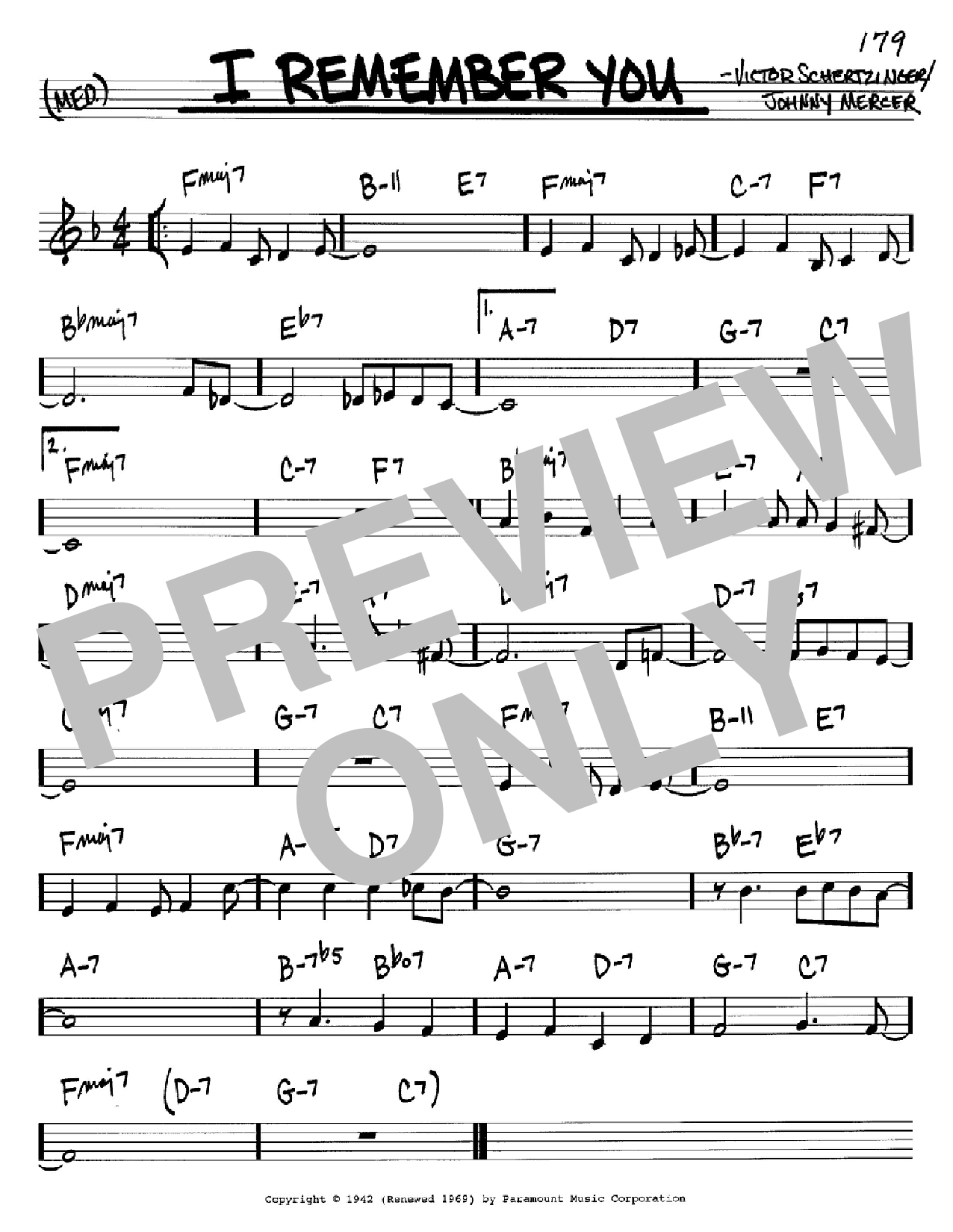 Jo Stafford I Remember You sheet music notes and chords. Download Printable PDF.