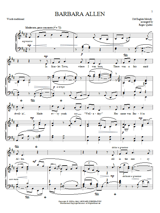  Sheet Music