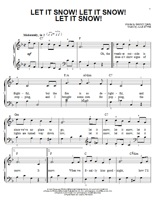 Joe Nichols Let It Snow! Let It Snow! Let It Snow! sheet music notes and chords arranged for Ukulele Chords/Lyrics